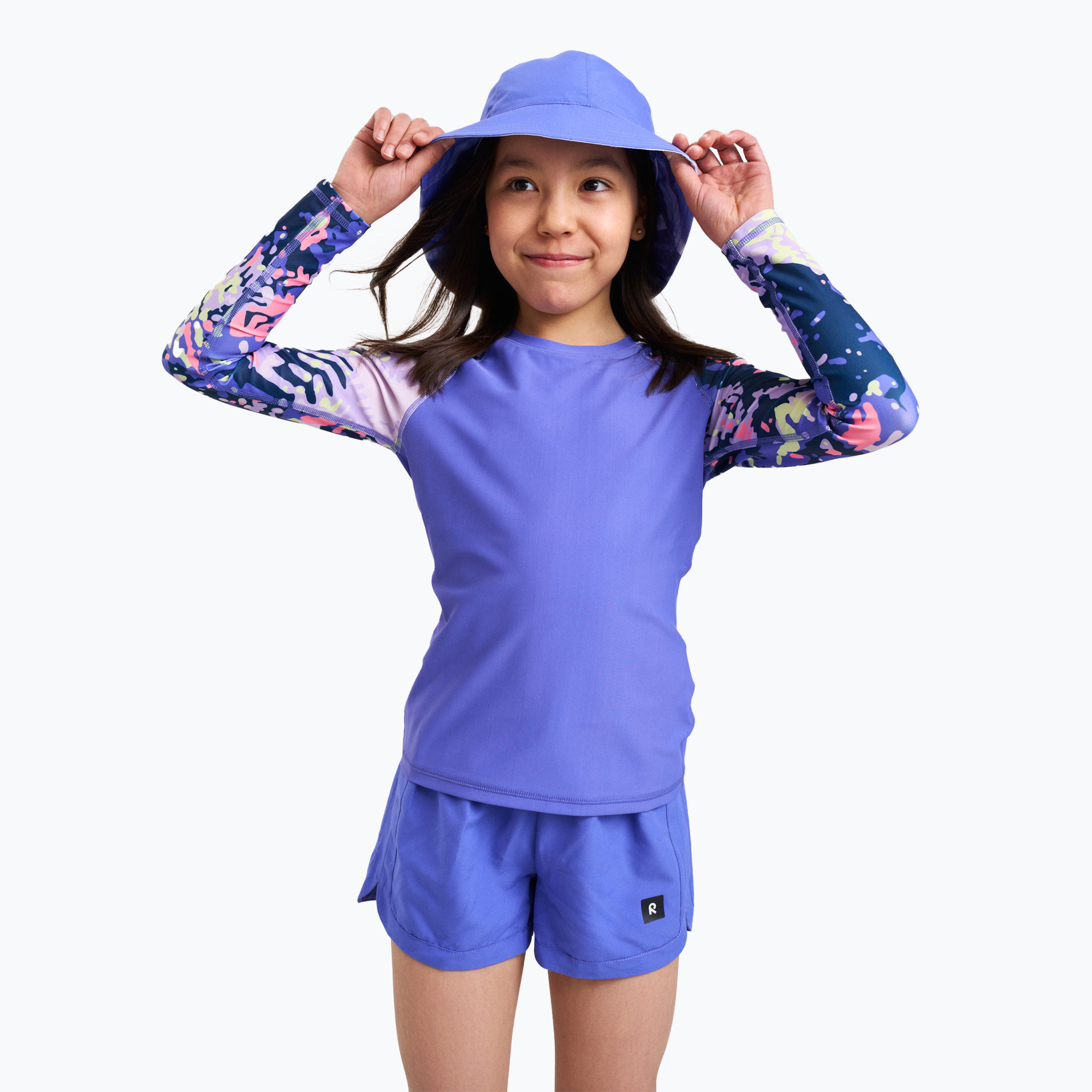 Longsleeve do pływania dziecięcy Reima Sukeltaja breezy violet 