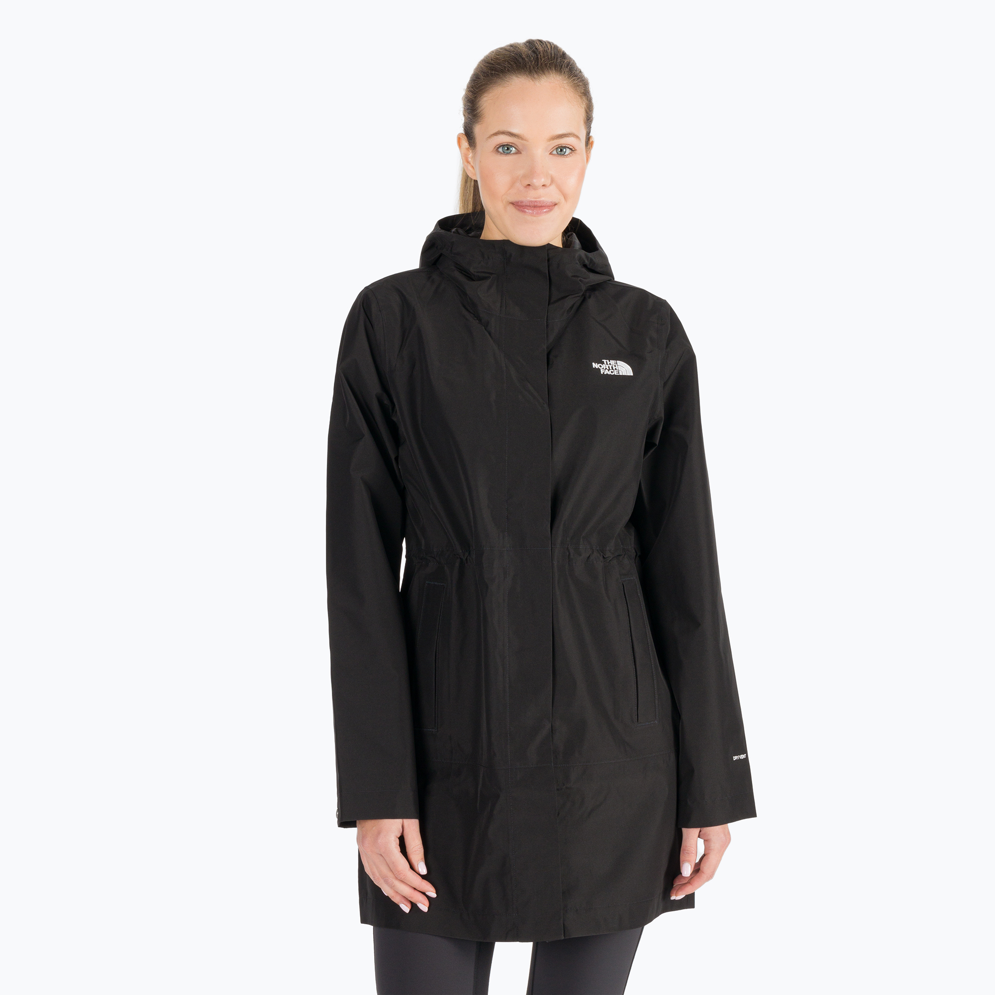 Płaszcz przeciwdeszczowy damski The North Face Woodmont Parka black | WYSYŁKA W 24H | 30 DNI NA ZWROT