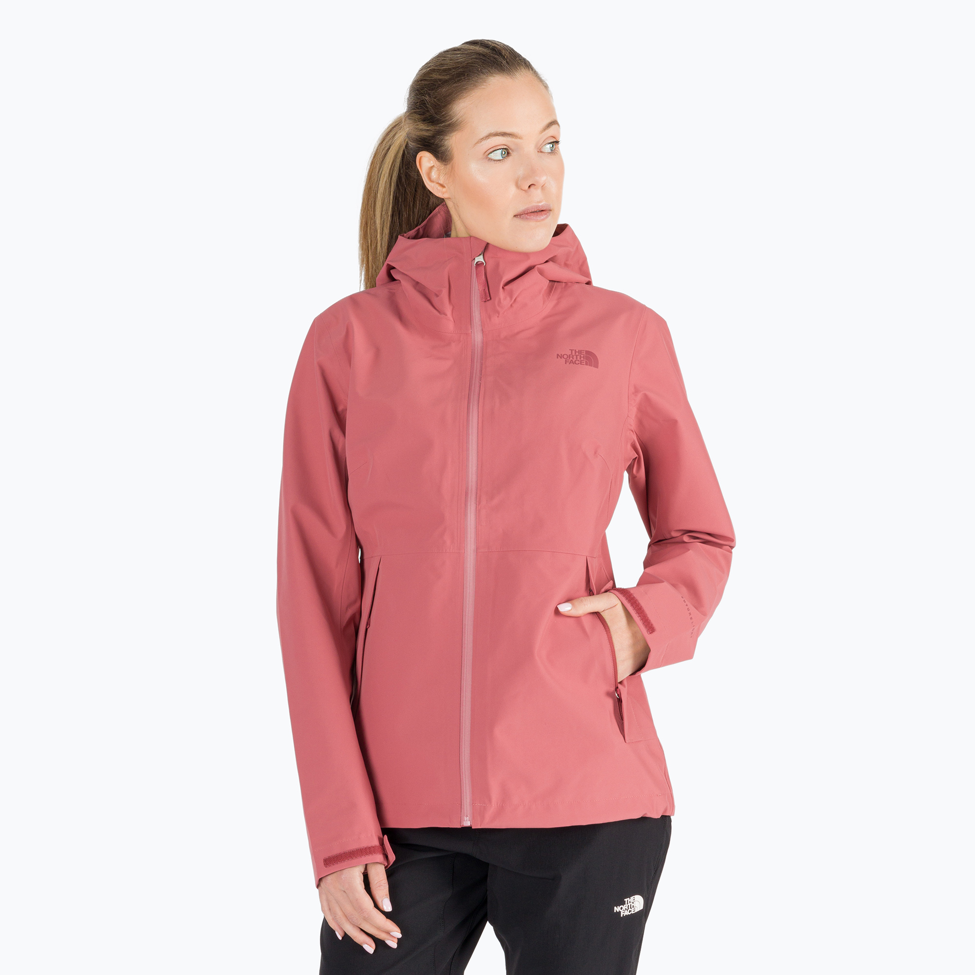 Kurtka przeciwdeszczowa damska The North Face Dryzzle Futurelight slate rose | WYSYŁKA W 24H | 30 DNI NA ZWROT