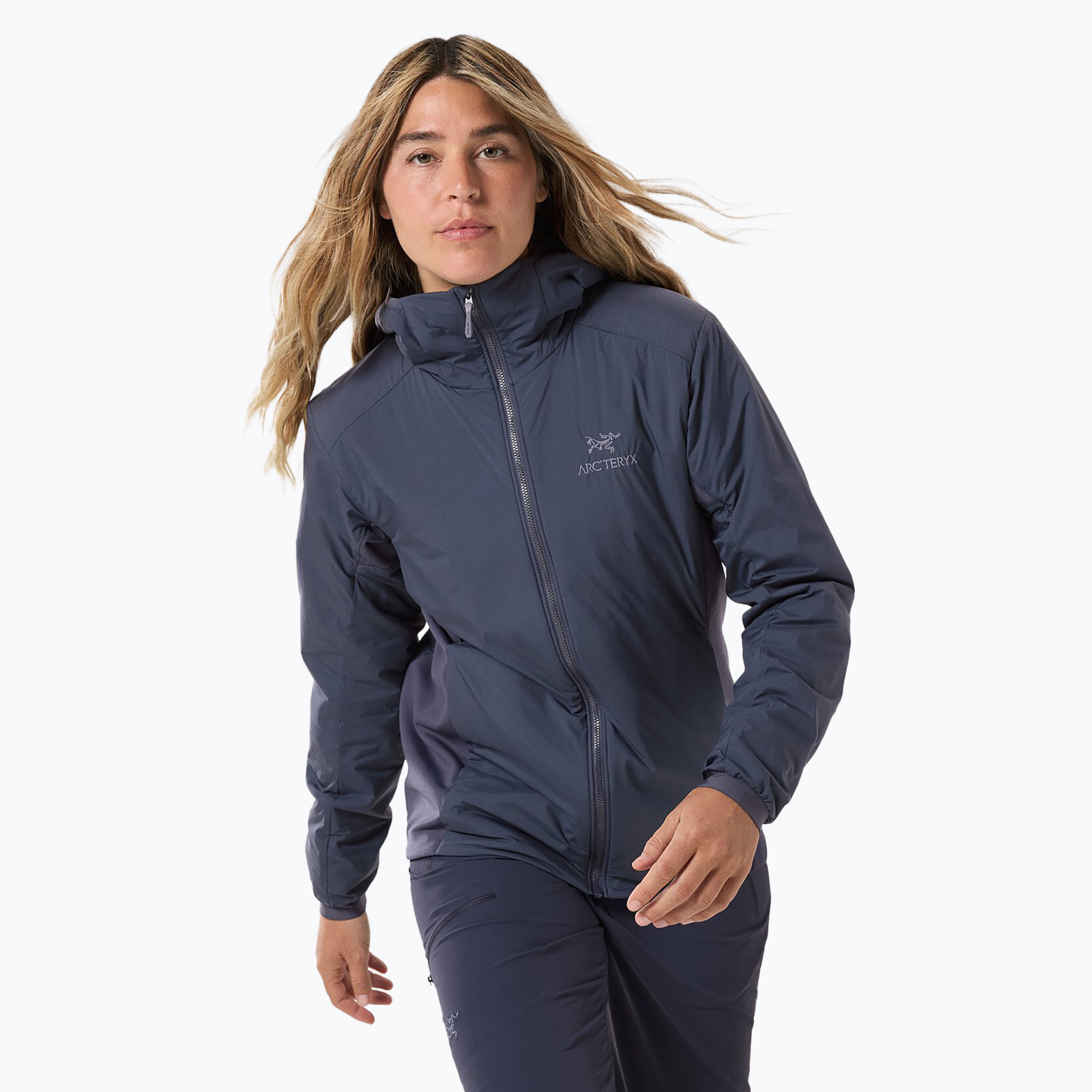 Kurtka ocieplana damska Arc'teryx Atom Hoody black sapphire | WYSYŁKA W 24H | 30 DNI NA ZWROT