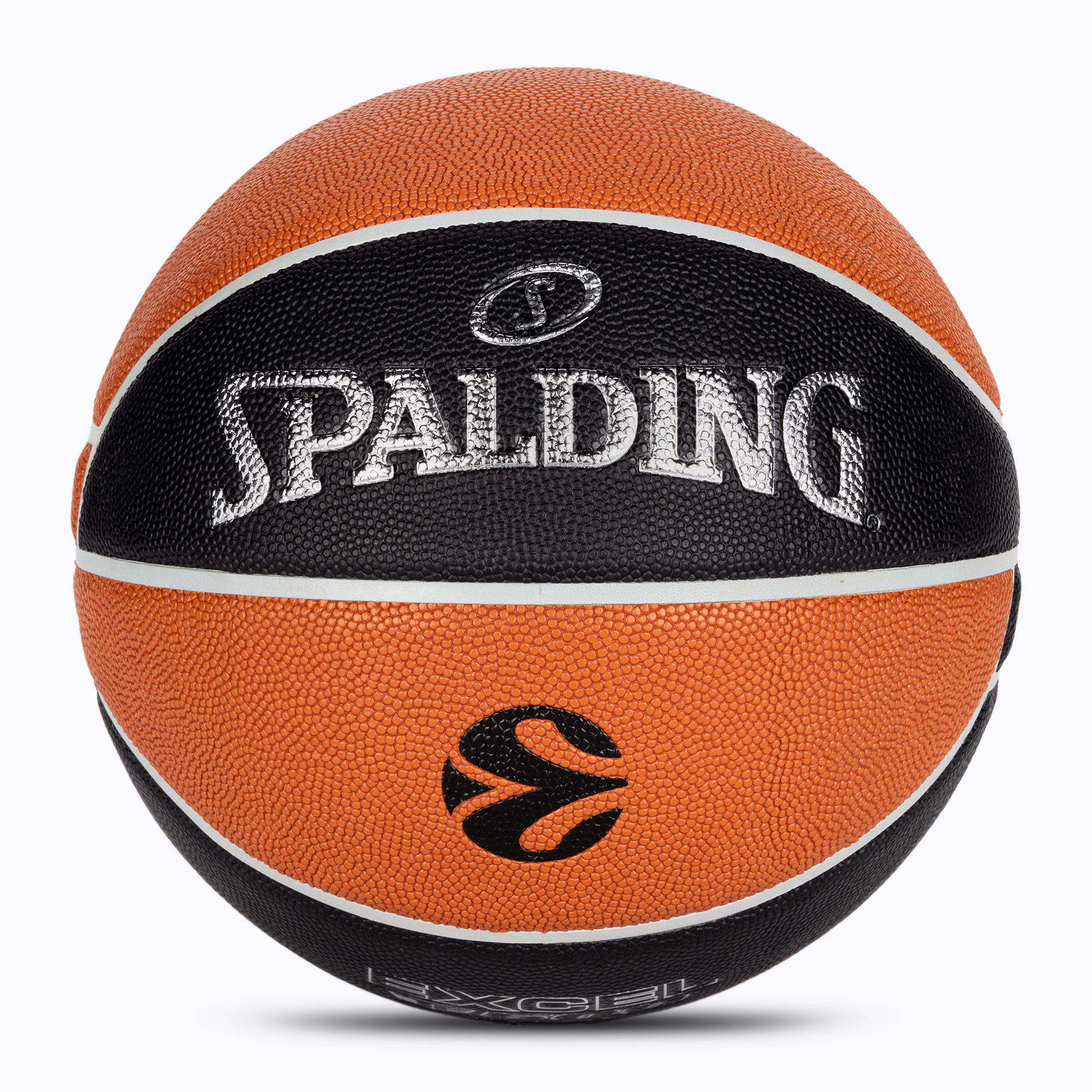 Piłka do koszykówki Spalding Euroleague TF-500 Legacy 2021 pomarańczowa/czarna rozmiar 7 
