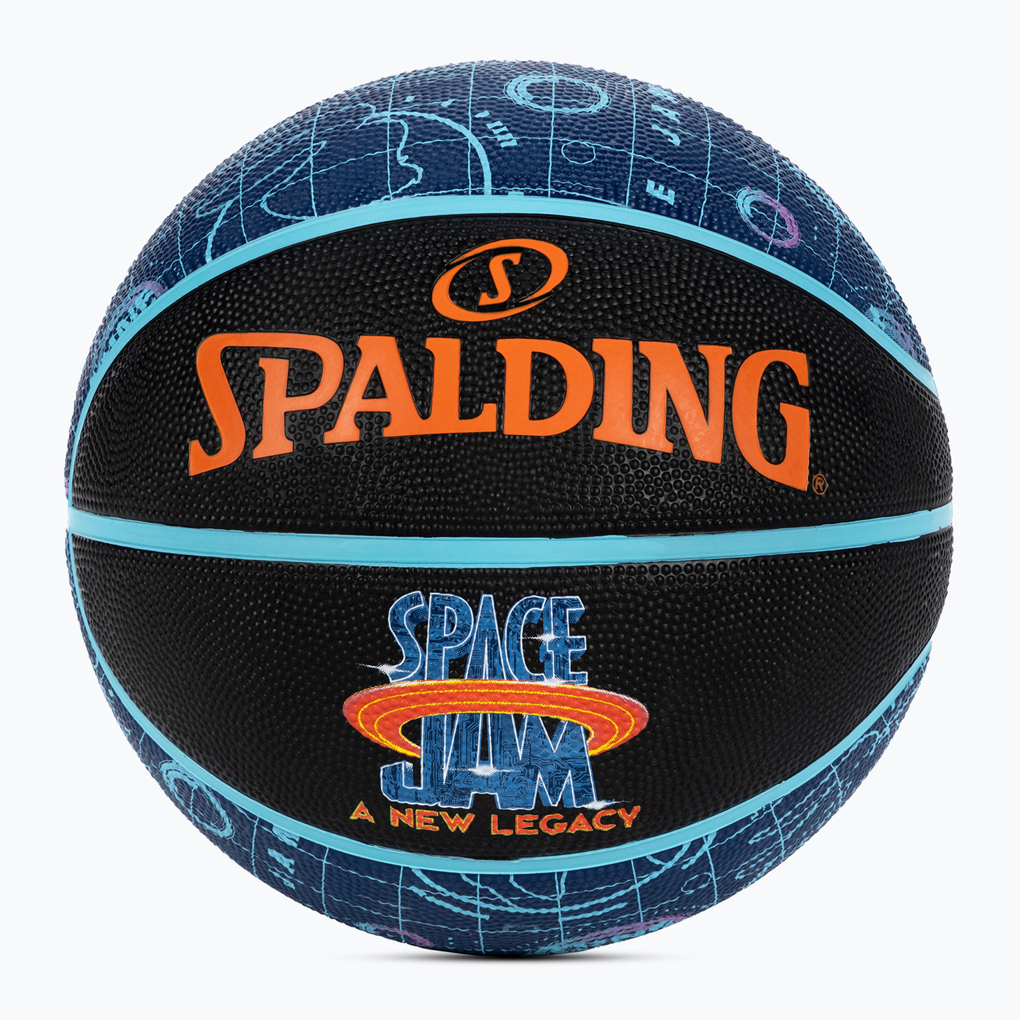 Piłka do koszykówki Spalding Space Jam niebieska/czarna rozmiar 5 | WYSYŁKA W 24H | 30 DNI NA ZWROT