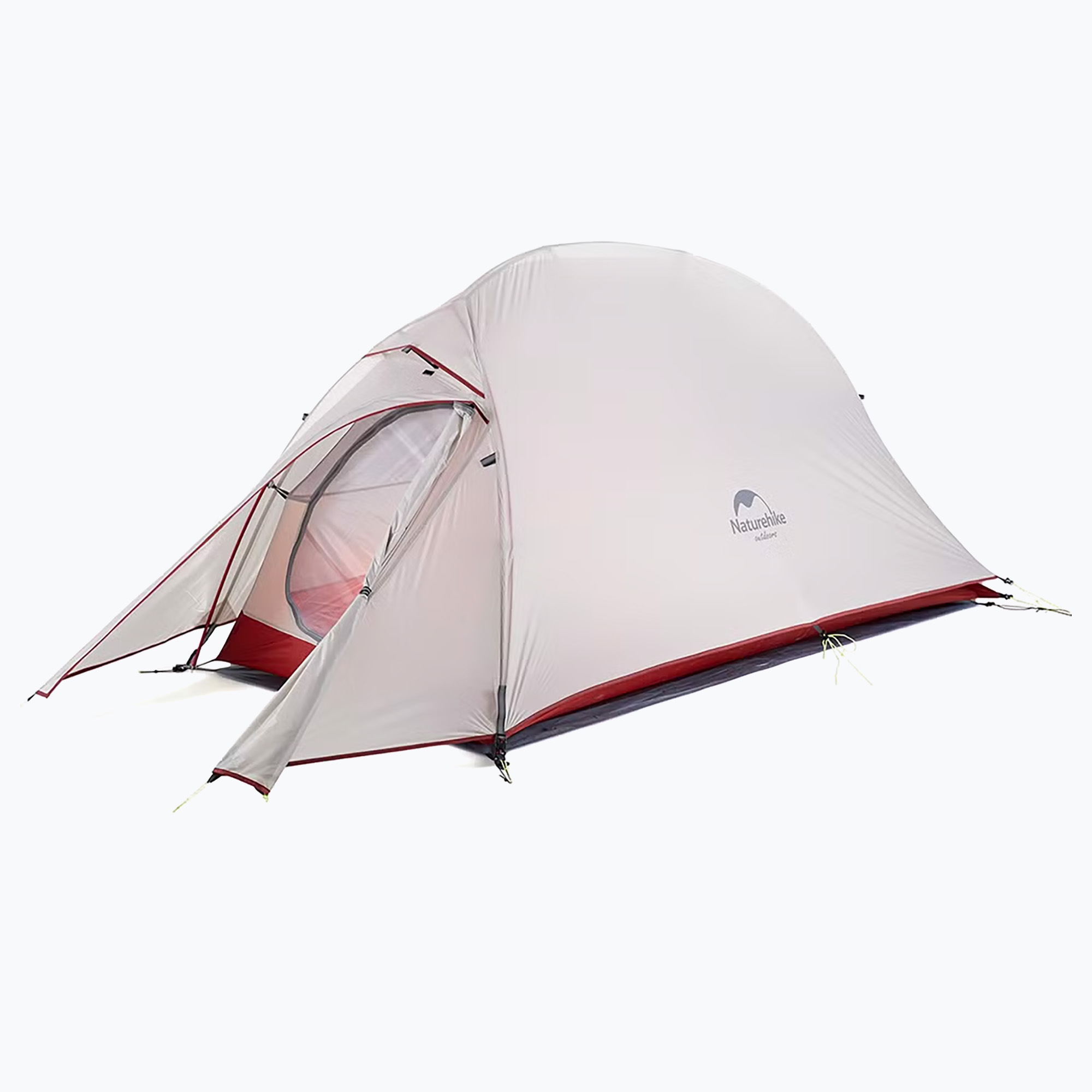 Namiot trekkingowy 1-osobowy Naturehike Cloud Up light grey/red | WYSYŁKA W 24H | 30 DNI NA ZWROT