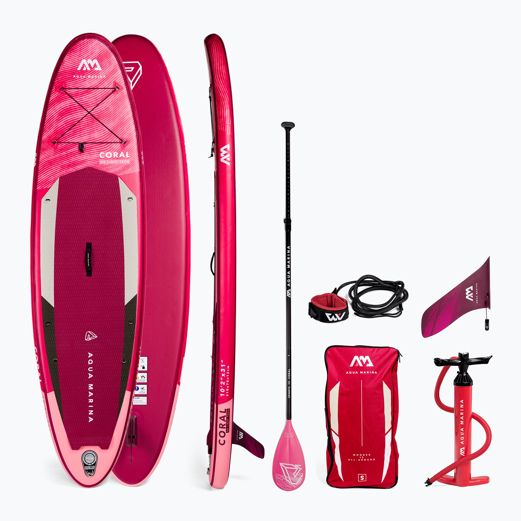 Deska SUP Aqua Marina Coral 10'2" 2021 | WYSYŁKA W 24H | 30 DNI NA ZWROT