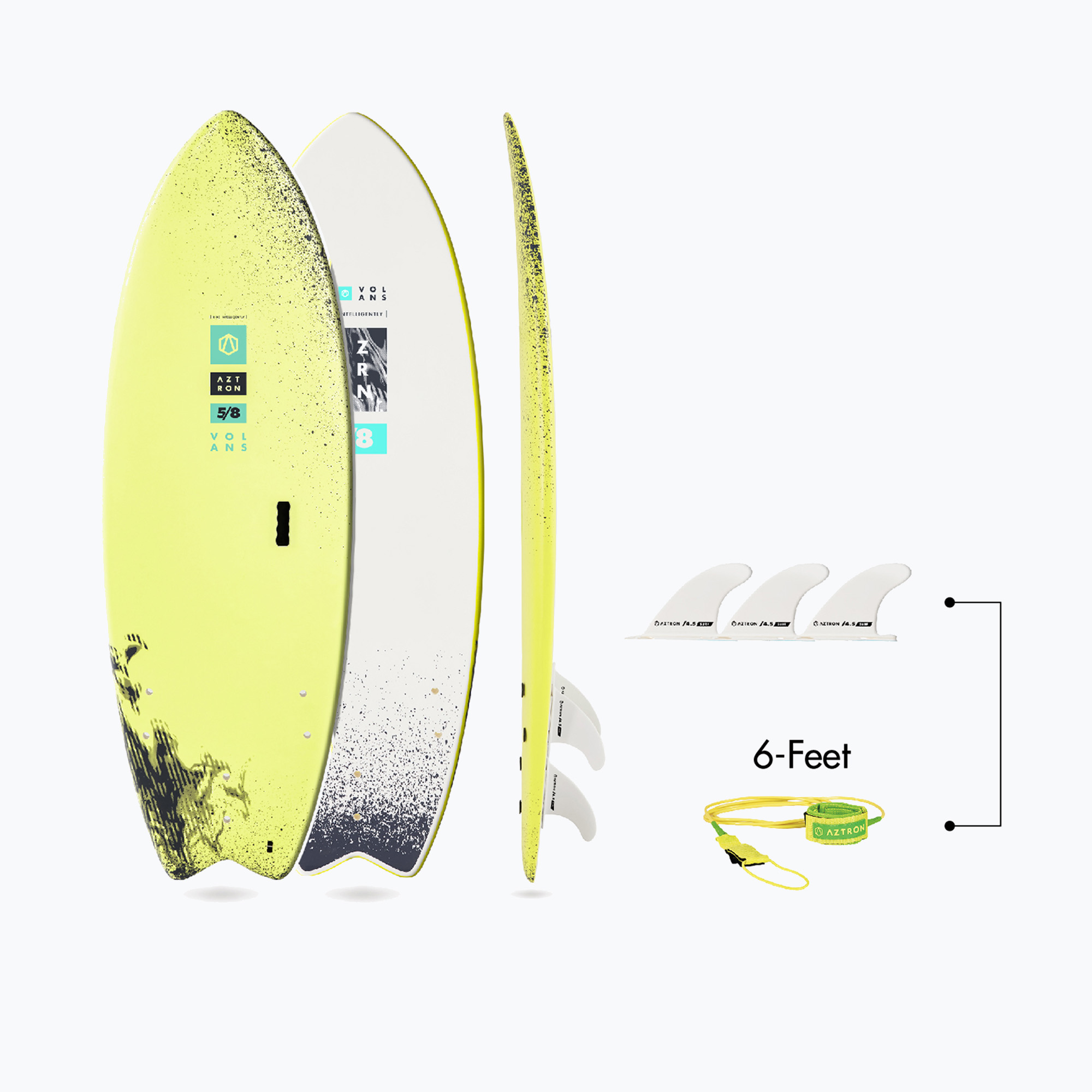 Deska surfingowa Aztron Volans Soft-Top 5'8