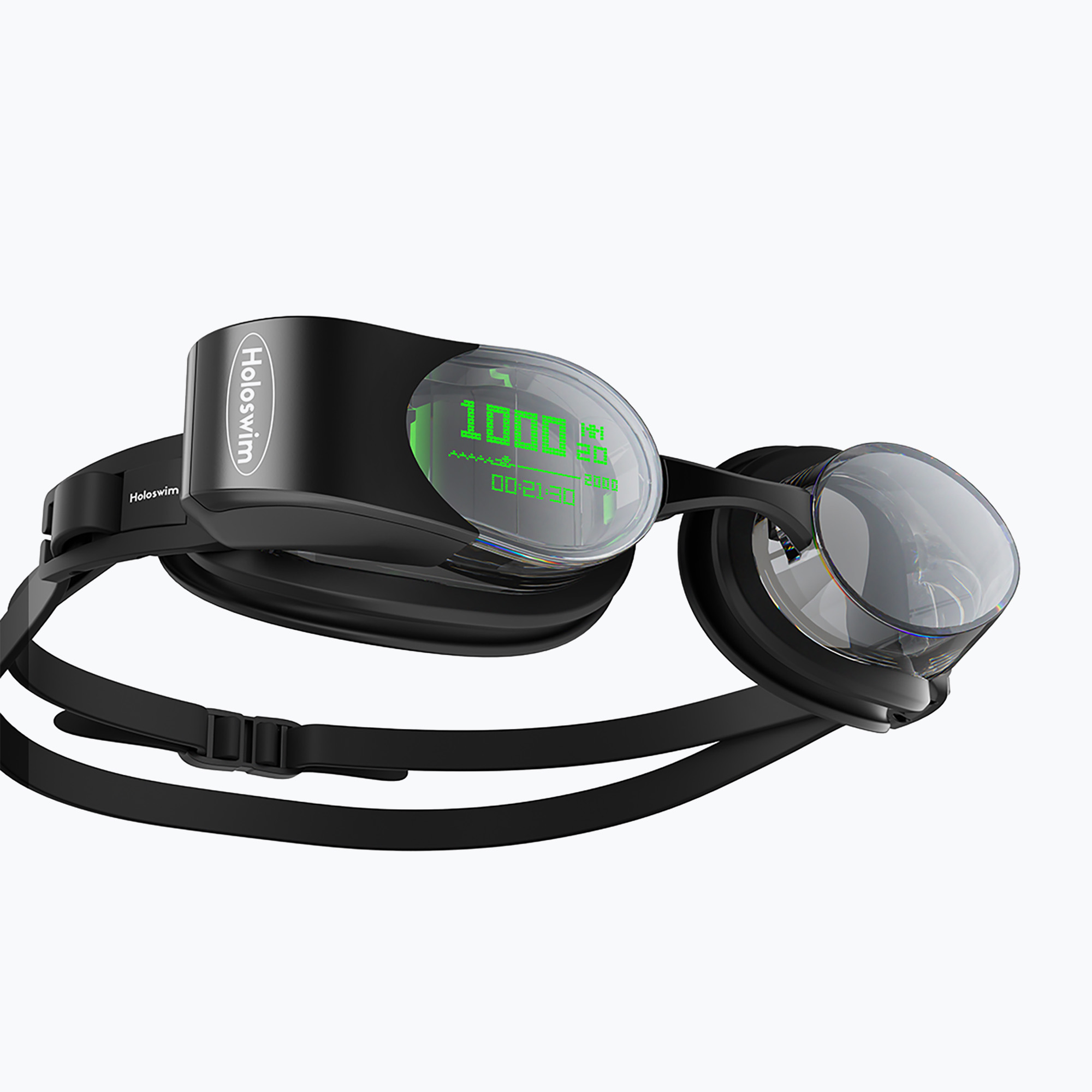 Okulary do pływania Holoswim 2 Pro AR Smart deep sky black 
