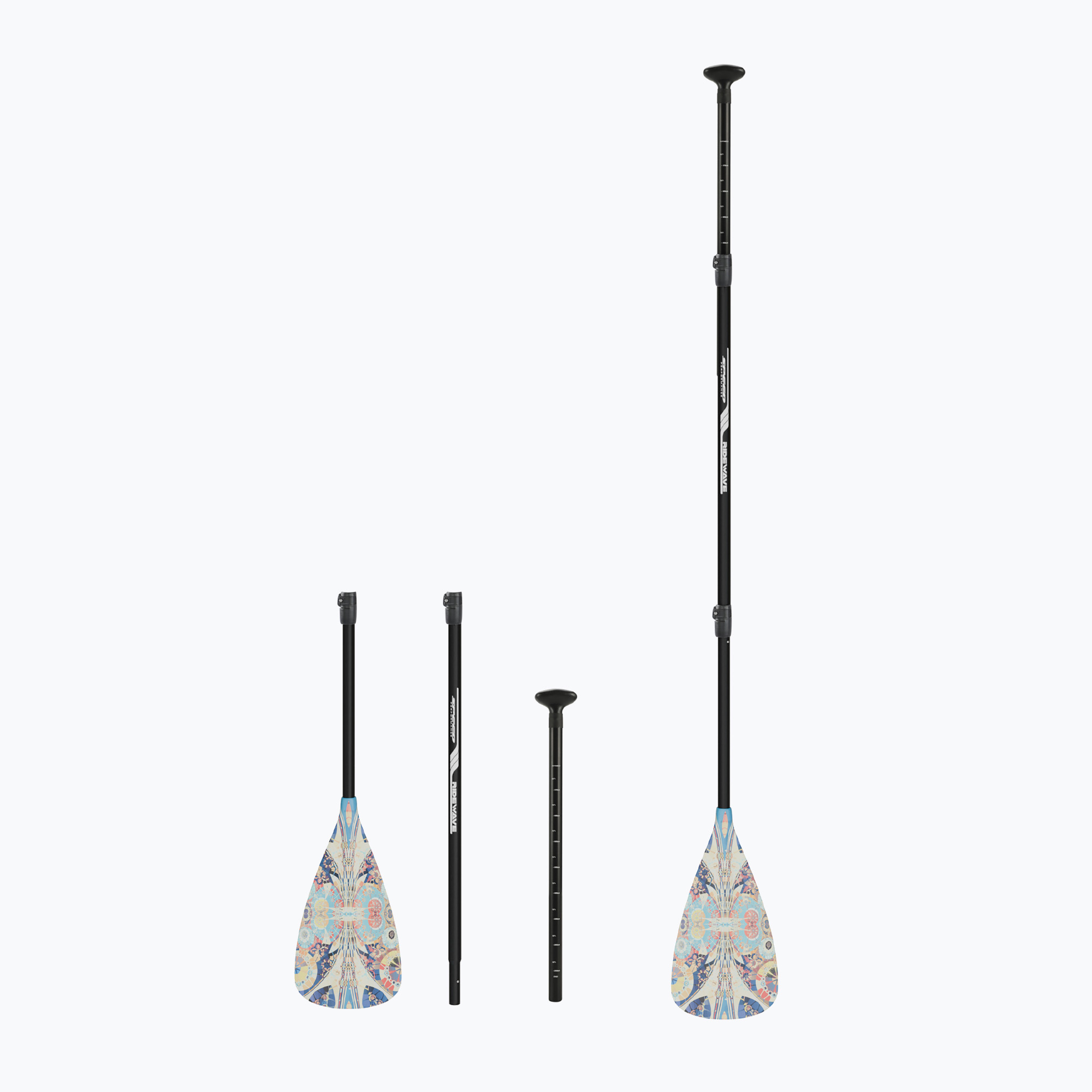 Wiosło SUP 3-częściowe RIDEWAVE Conquerbrace 
