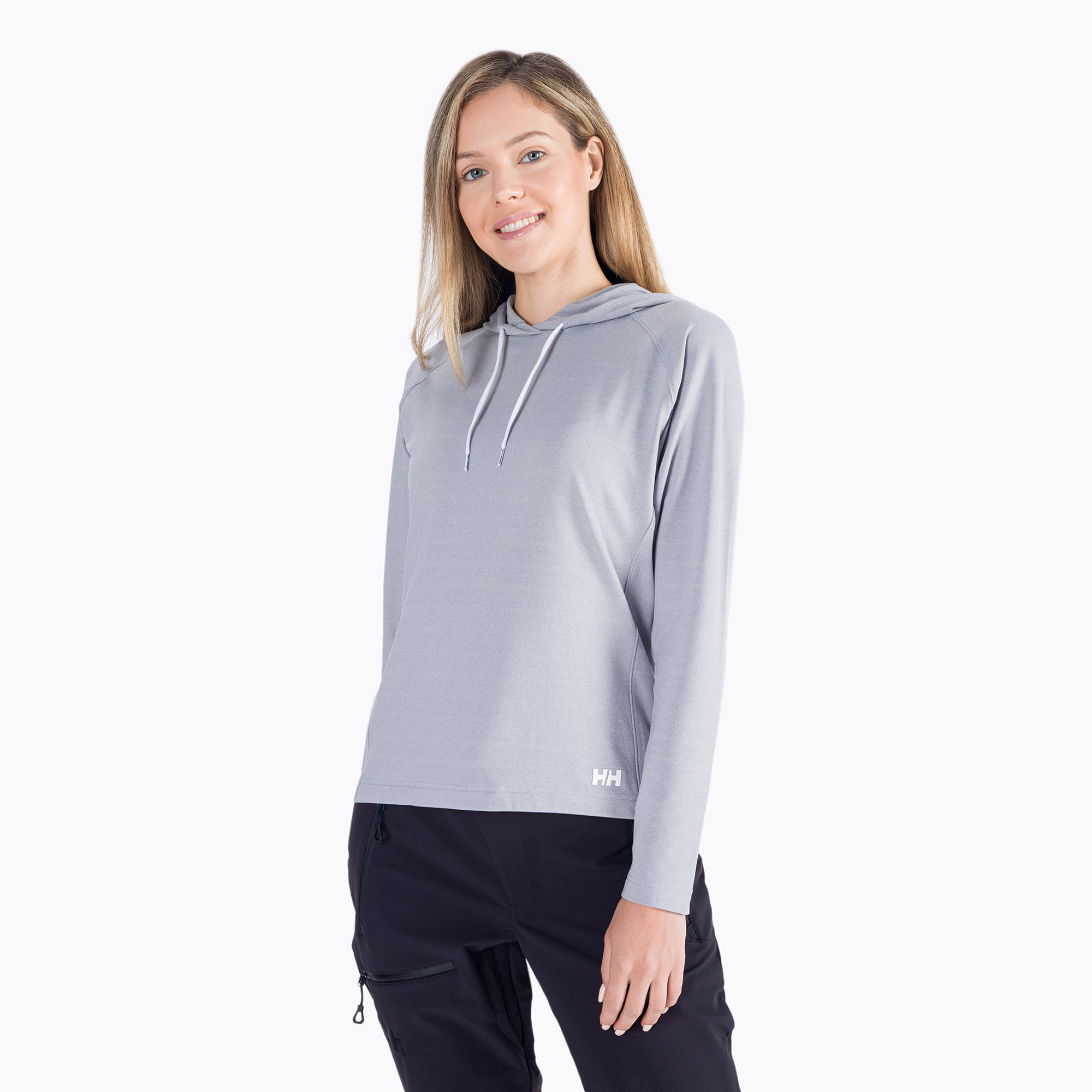 Bluza trekkingowa damska Helly Hansen Verglas Light Hoodie grey fog | WYSYŁKA W 24H | 30 DNI NA ZWROT