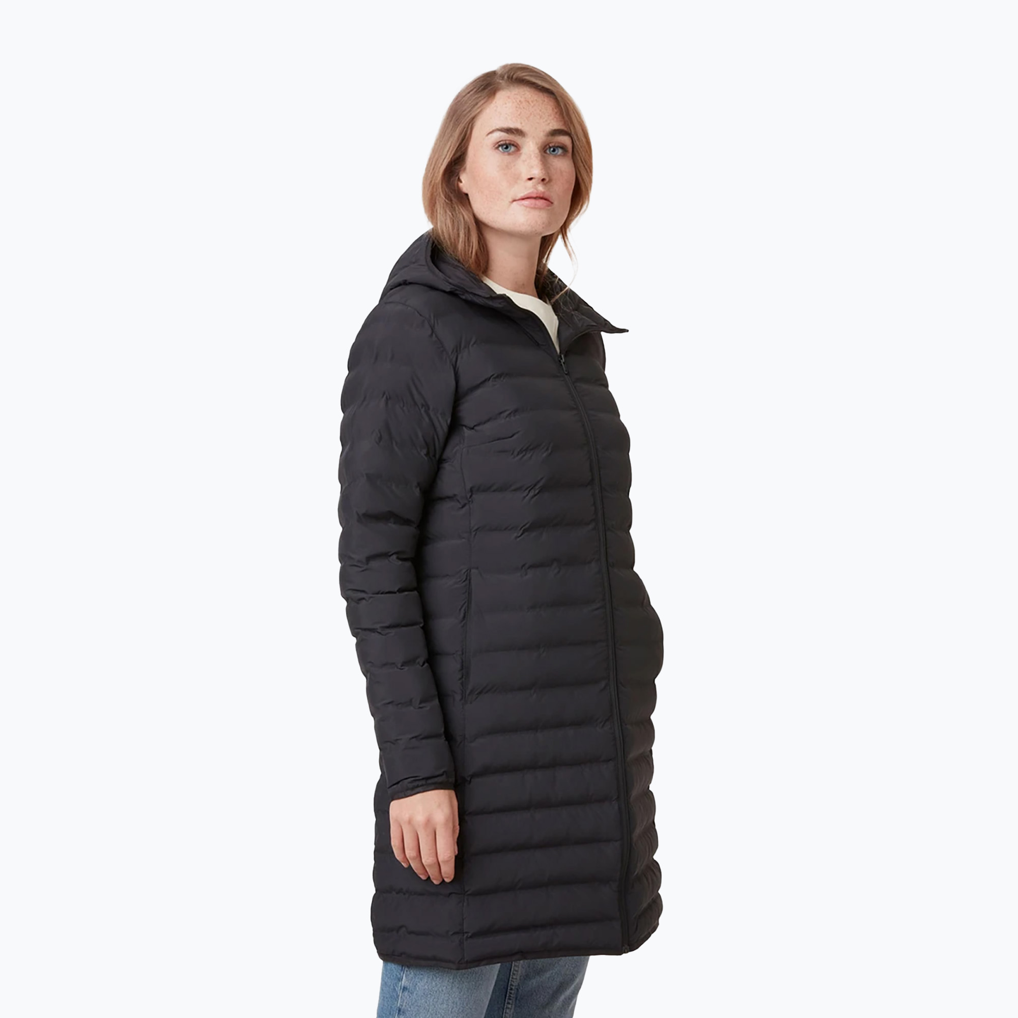 Płaszcz puchowy damski Helly Hansen Mono Material Insulator Coat black | WYSYŁKA W 24H | 30 DNI NA ZWROT