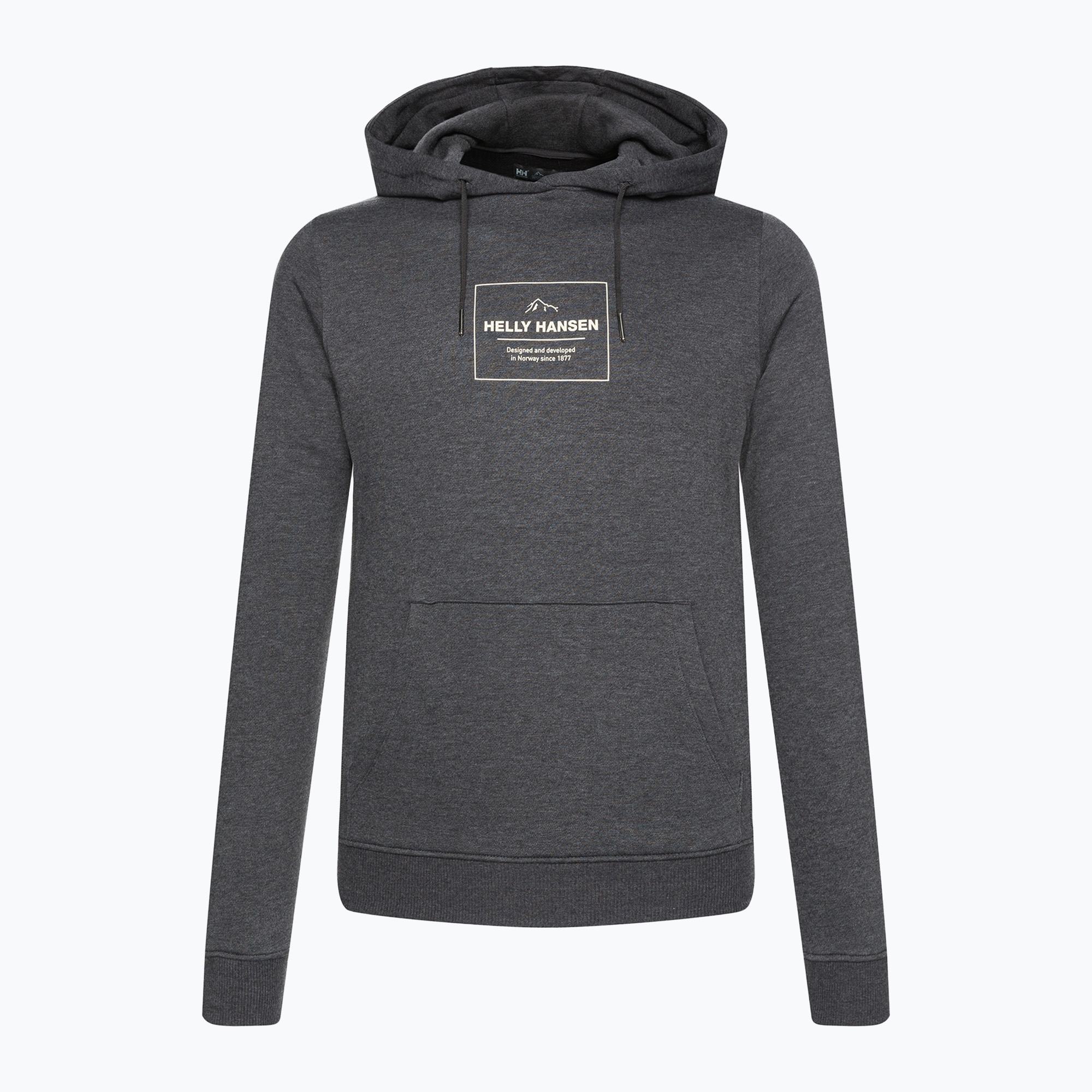 Bluza męska Helly Hansen F2F Organic Cotton Hoodie ebony melange | WYSYŁKA W 24H | 30 DNI NA ZWROT