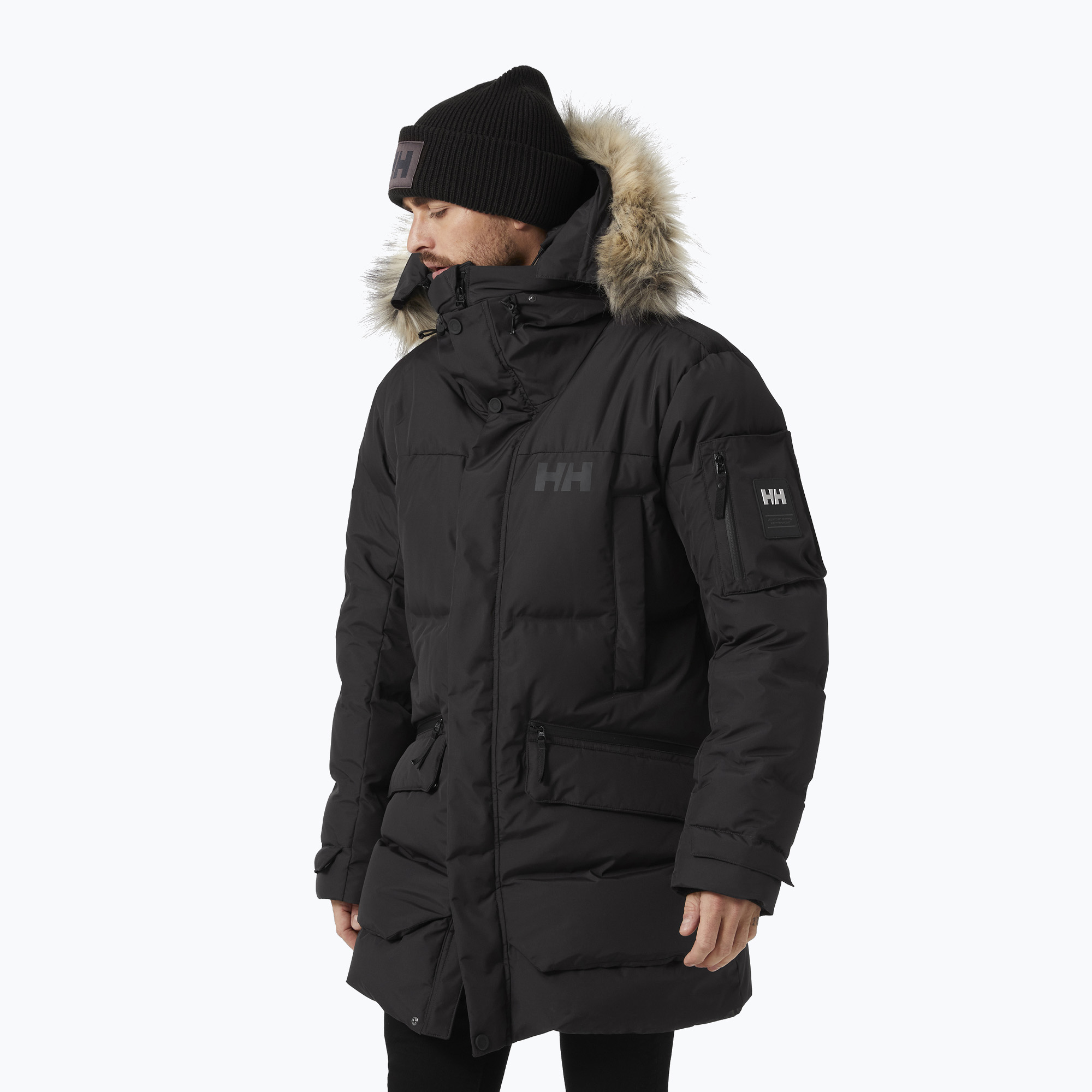 Płaszcz puchowy męski Helly Hansen Bouvet Down Parka black | WYSYŁKA W 24H | 30 DNI NA ZWROT