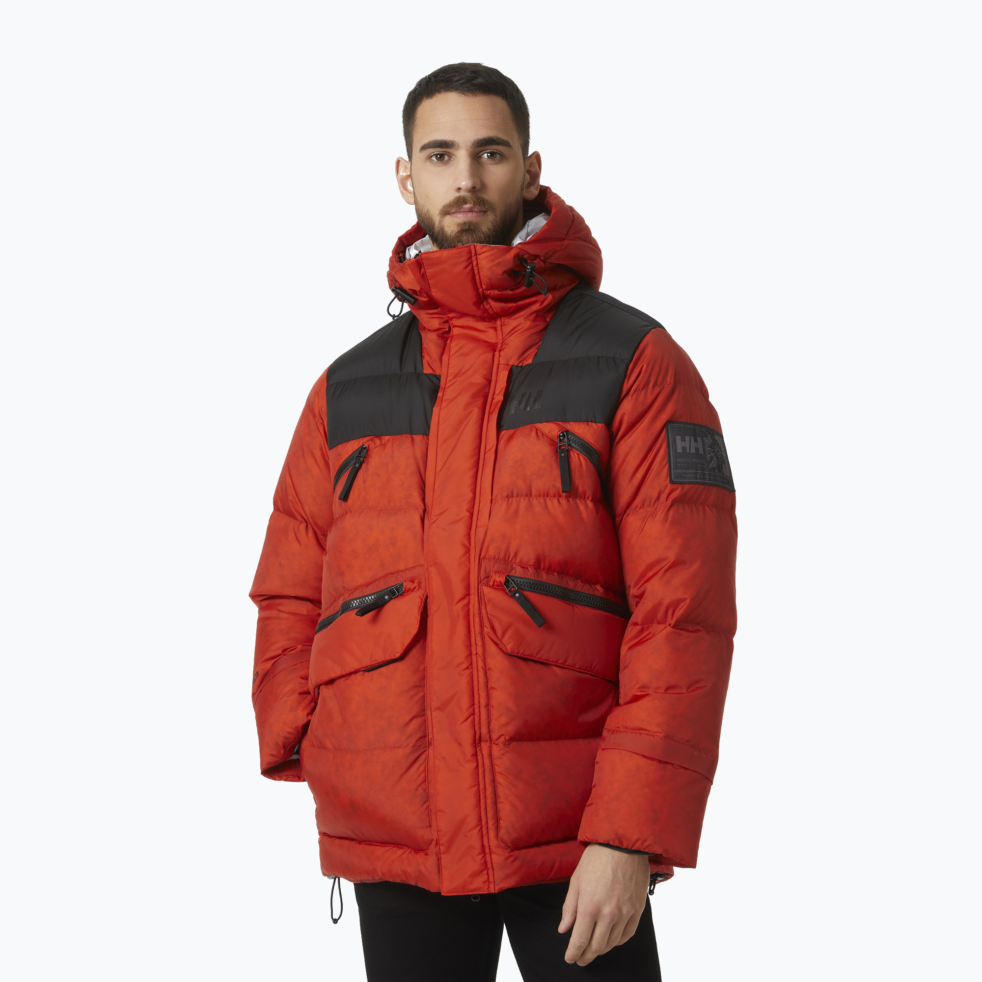 Kurtka męska Helly Hansen Arctic Patrol H2 Flow Parka patrol orange | WYSYŁKA W 24H | 30 DNI NA ZWROT