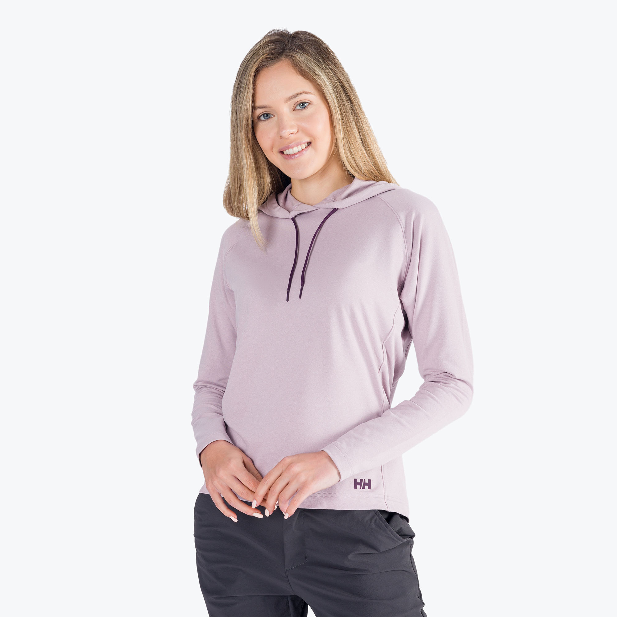 Bluza trekkingowa damska Helly Hansen Verglas Light Hoodie dusty syrin | WYSYŁKA W 24H | 30 DNI NA ZWROT