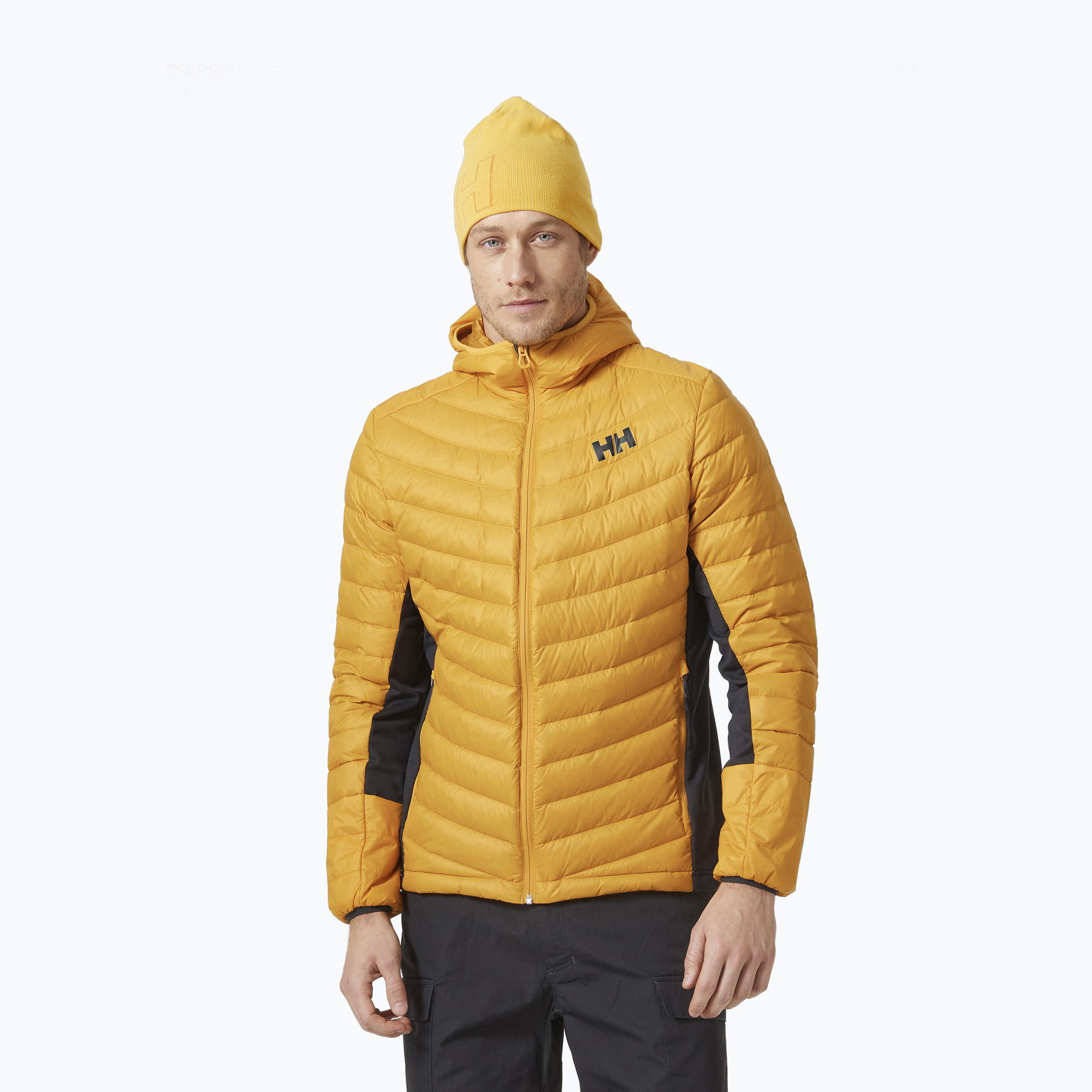 Kurtka hybrydowa męska Helly Hansen Verglas Hooded Down Hybrid Ins cloudberry | WYSYŁKA W 24H | 30 DNI NA ZWROT