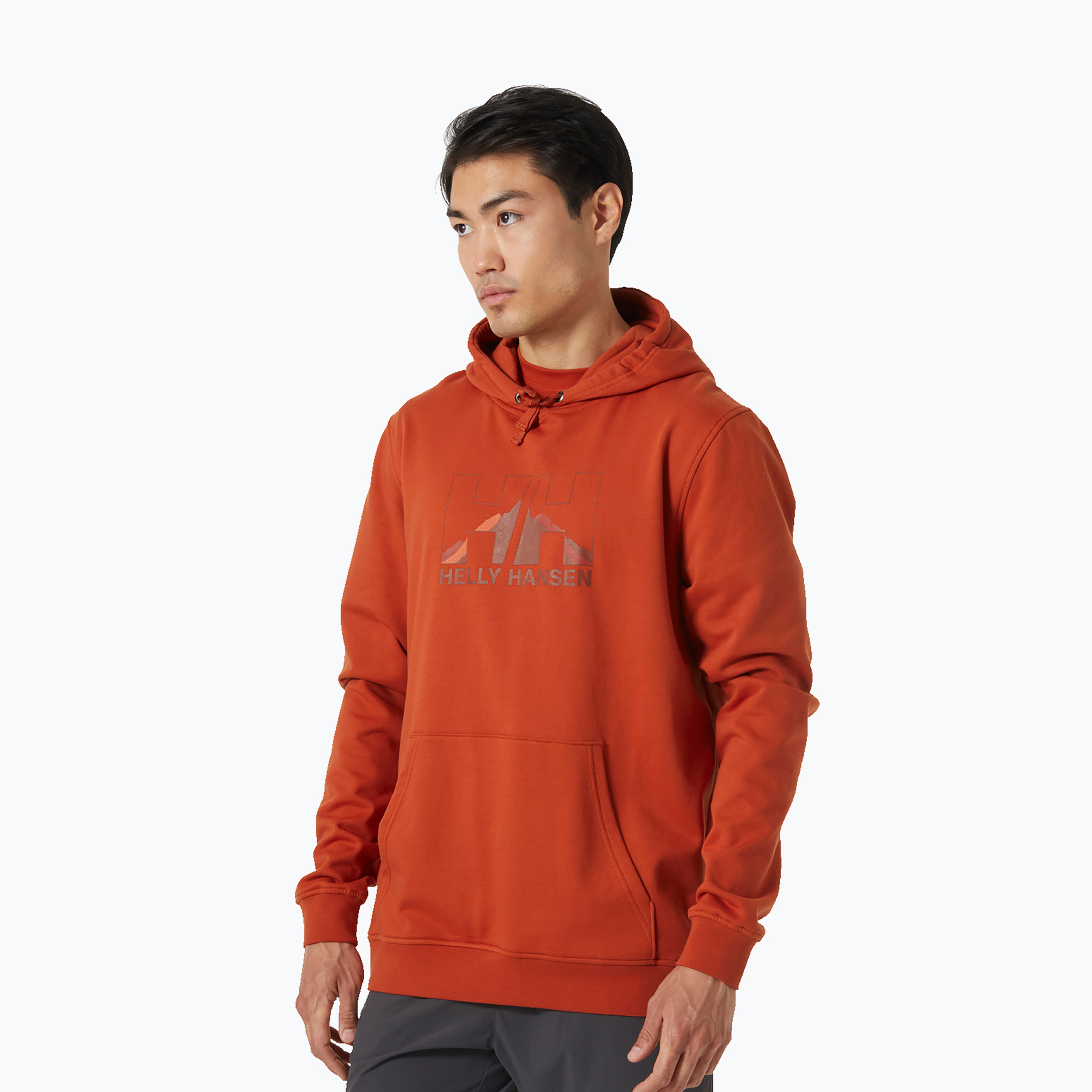 Bluza męska Helly Hansen Nord Graphic Pull Over Hoodie canyon | WYSYŁKA W 24H | 30 DNI NA ZWROT