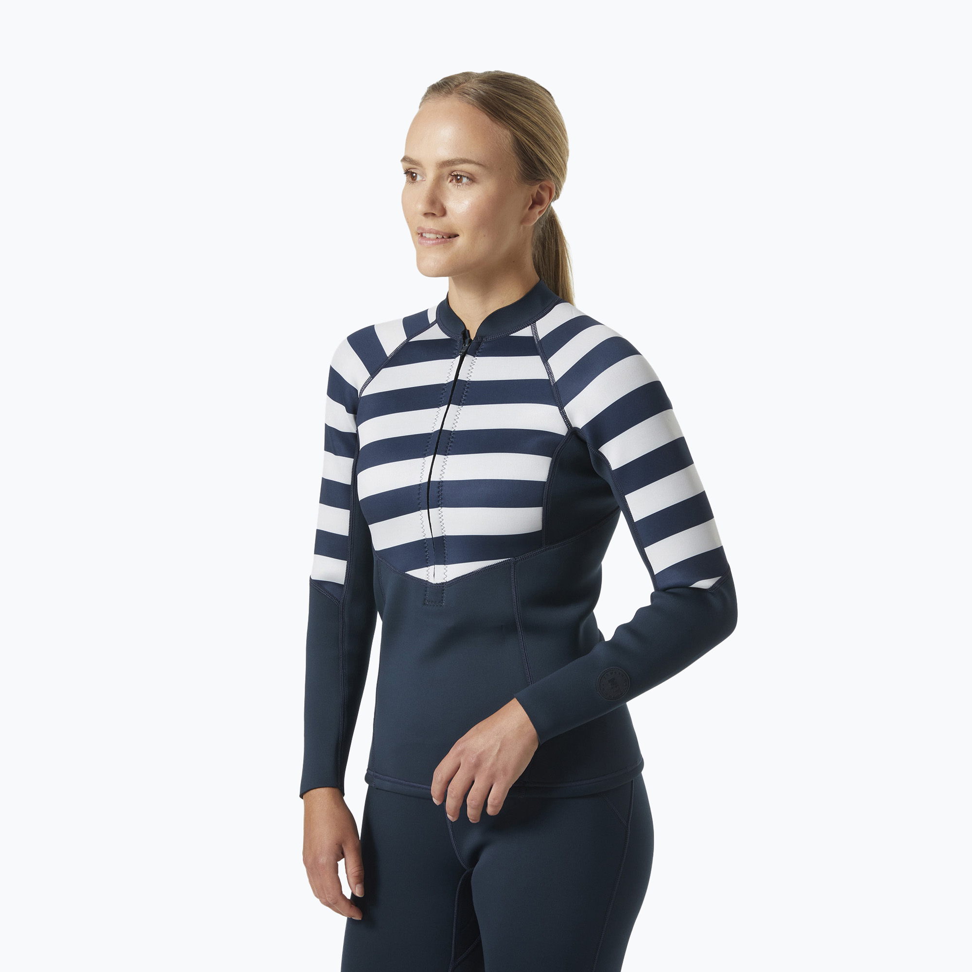 Kurtka neoprenowa damska Helly Hansen Waterwear 2.0 2 mm navy stripe | WYSYŁKA W 24H | 30 DNI NA ZWROT