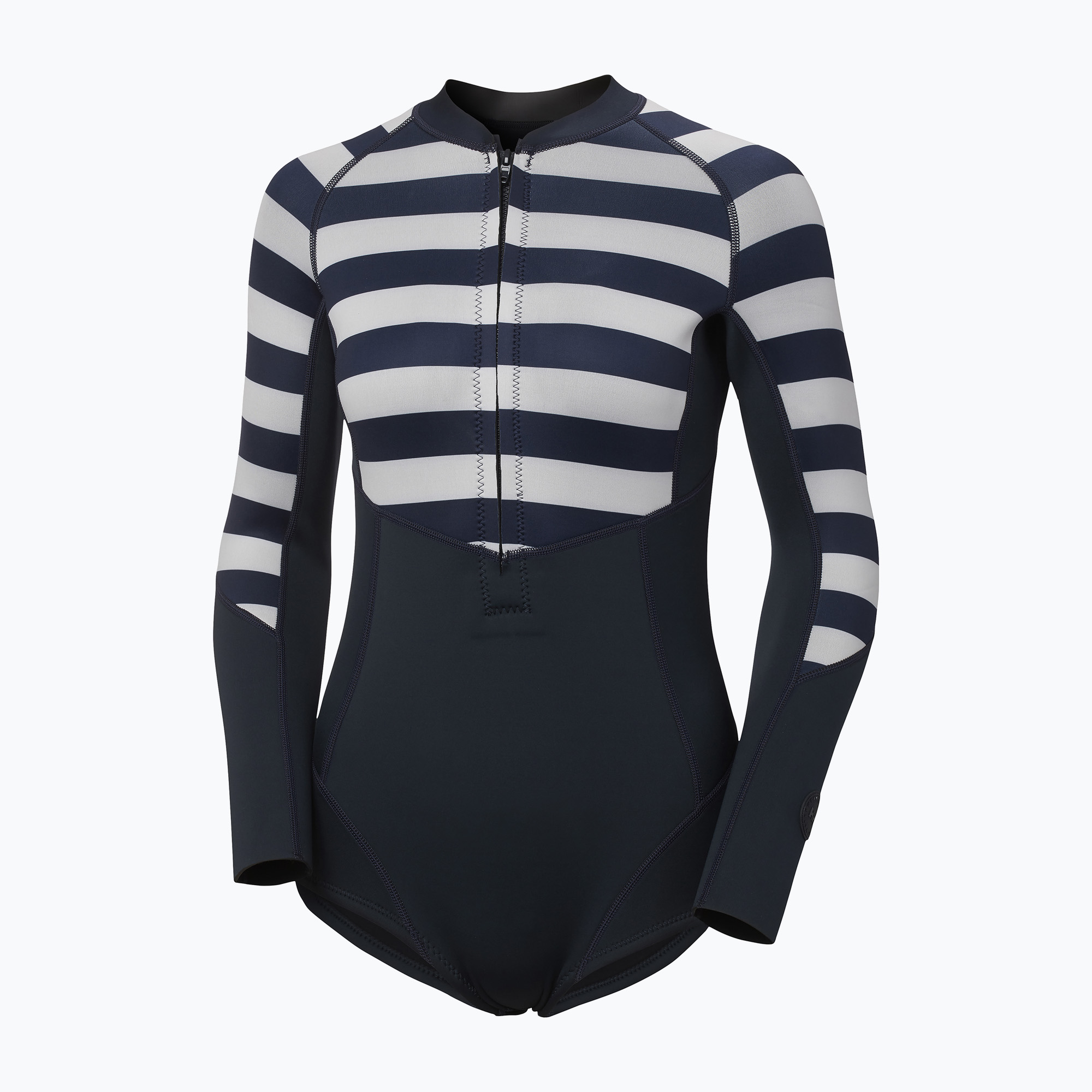 Pianka do pływania damska Helly Hansen Waterwear Long Sleeve Spring Wetsuit navy stripe | WYSYŁKA W 24H | 30 DNI NA ZWROT