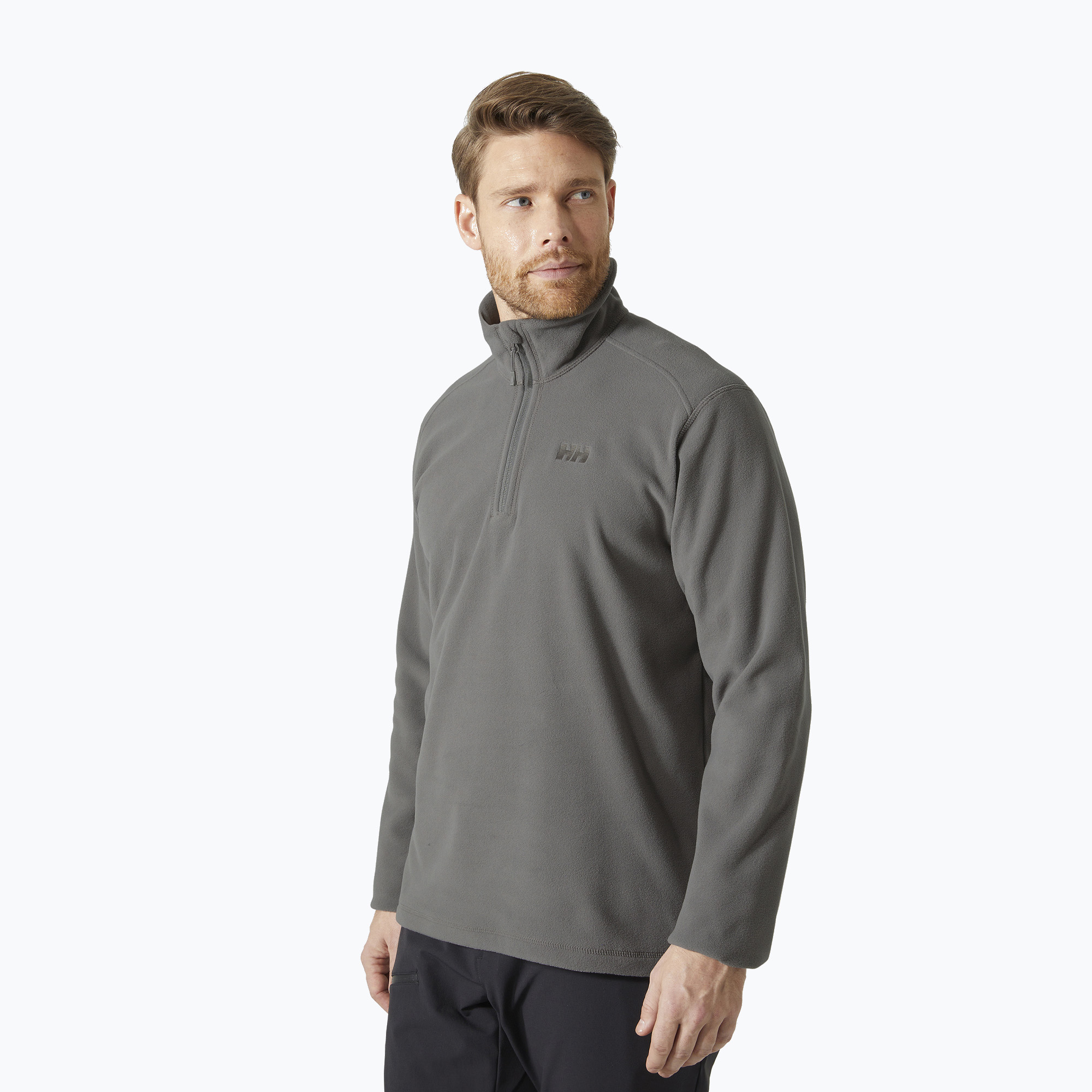 Bluza trekkingowa męska Helly Hansen Daybreaker 1/2 Zip concrete | WYSYŁKA W 24H | 30 DNI NA ZWROT