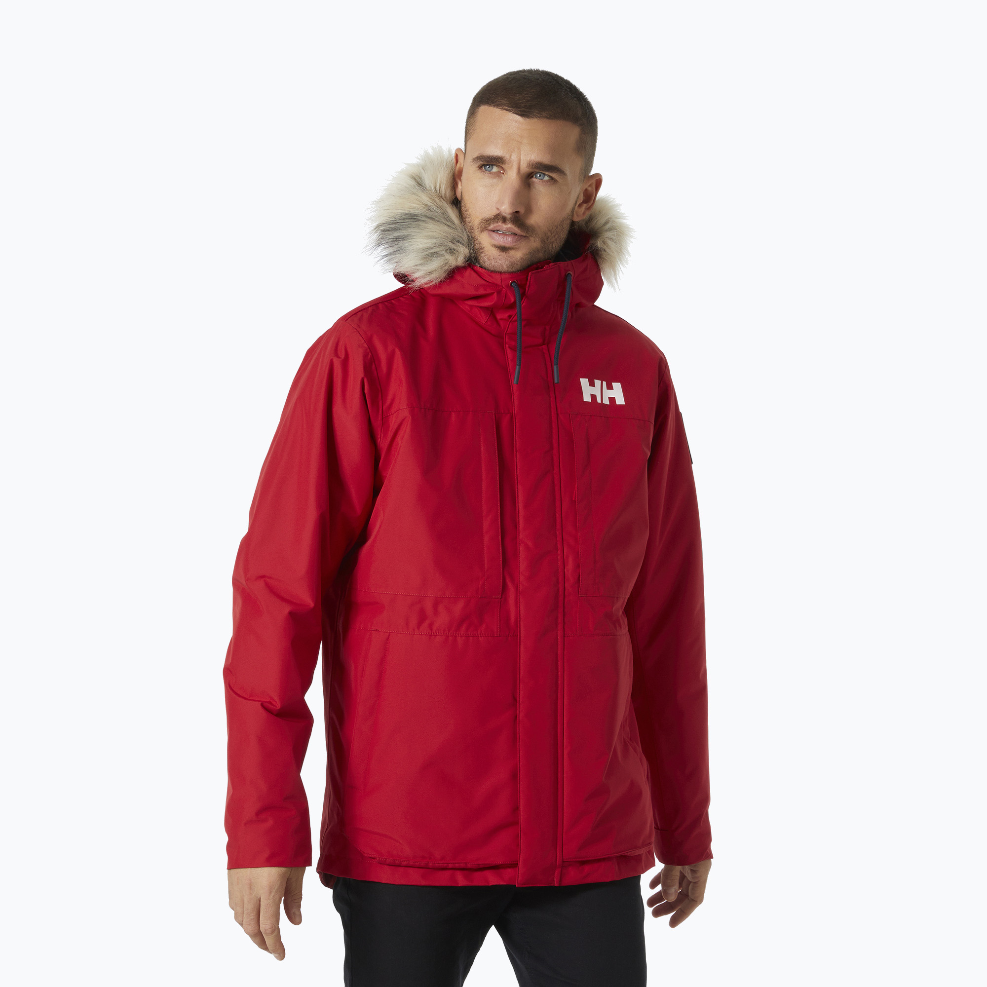 Kurtka męska Helly Hansen Coastal 3.0 Parka red | WYSYŁKA W 24H | 30 DNI NA ZWROT