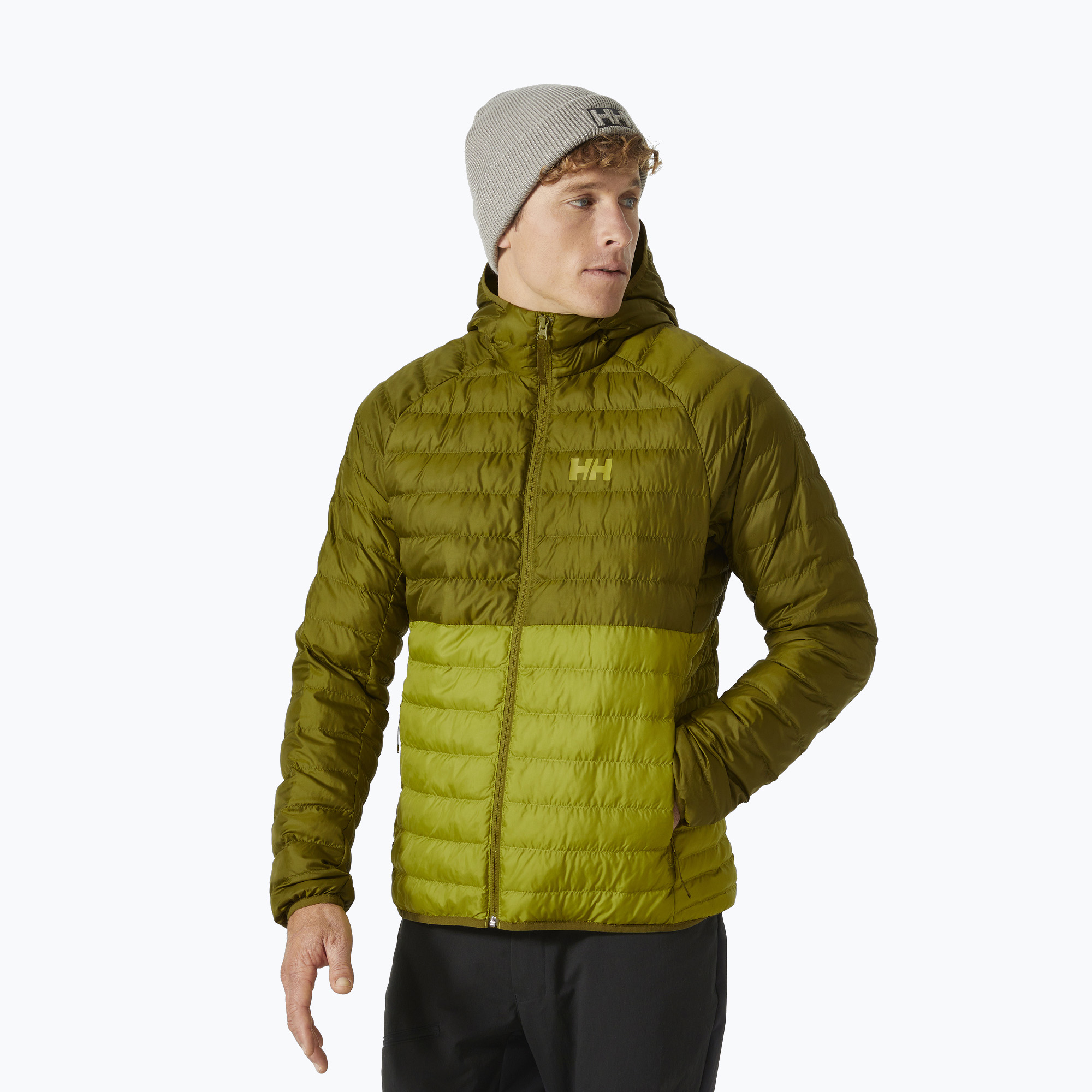 Kurtka męska Helly Hansen Banff Hooded Insulator bright moss | WYSYŁKA W 24H | 30 DNI NA ZWROT