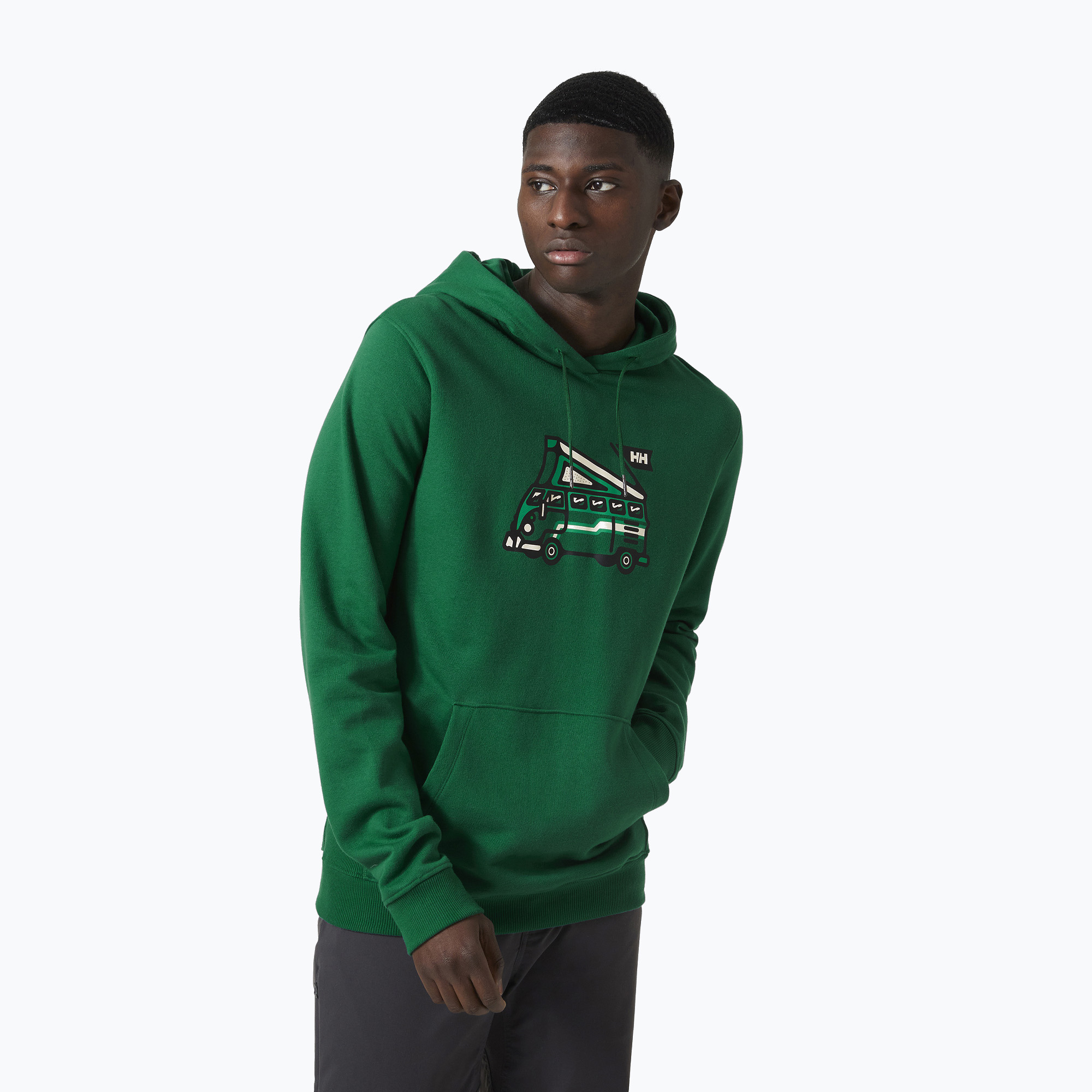 Bluza męska Helly Hansen F2F Organic Cotton Hoodie malachite | WYSYŁKA W 24H | 30 DNI NA ZWROT