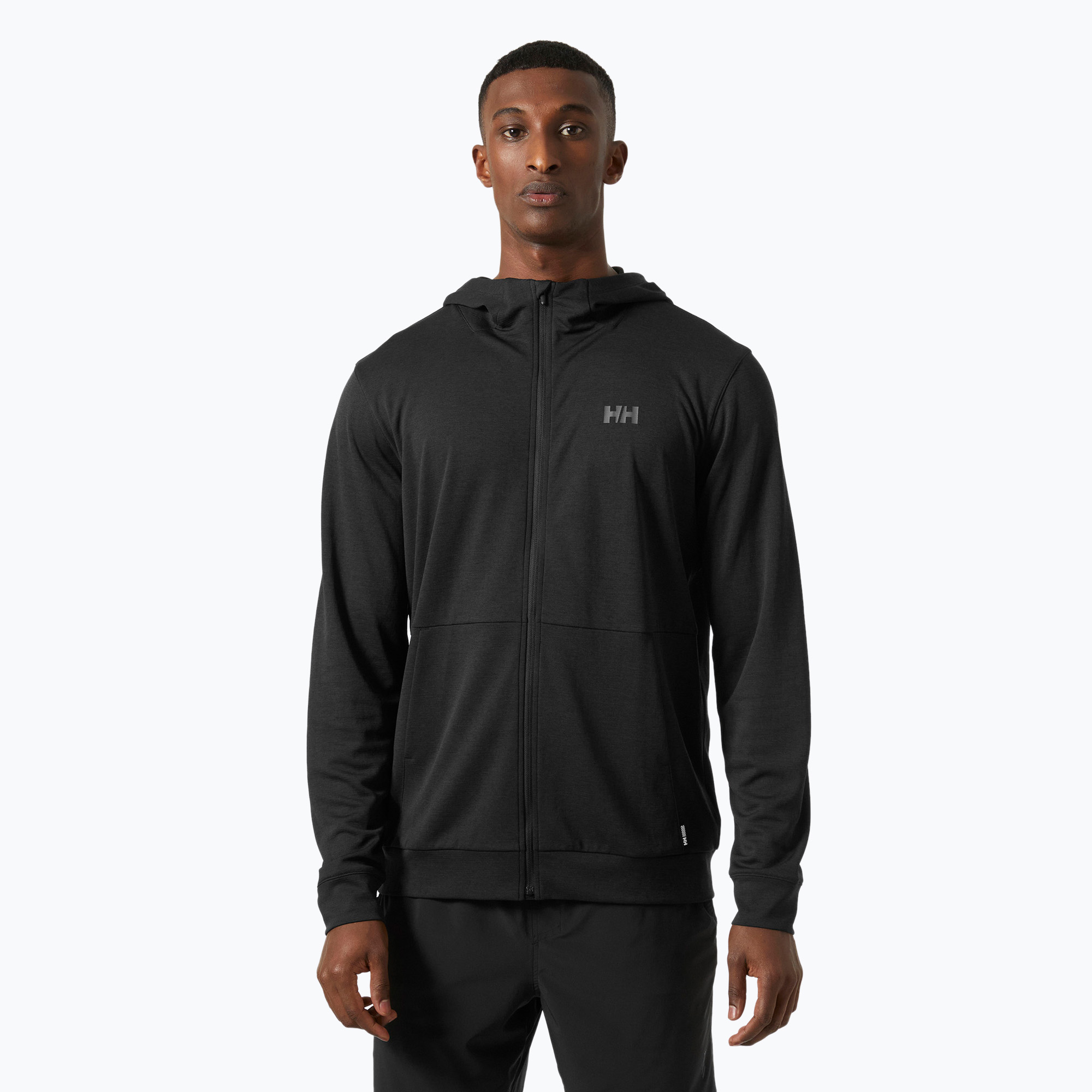 Bluza męska Helly Hansen HH Lifa Tech Lite Zip Hoodie black | WYSYŁKA W 24H | 30 DNI NA ZWROT