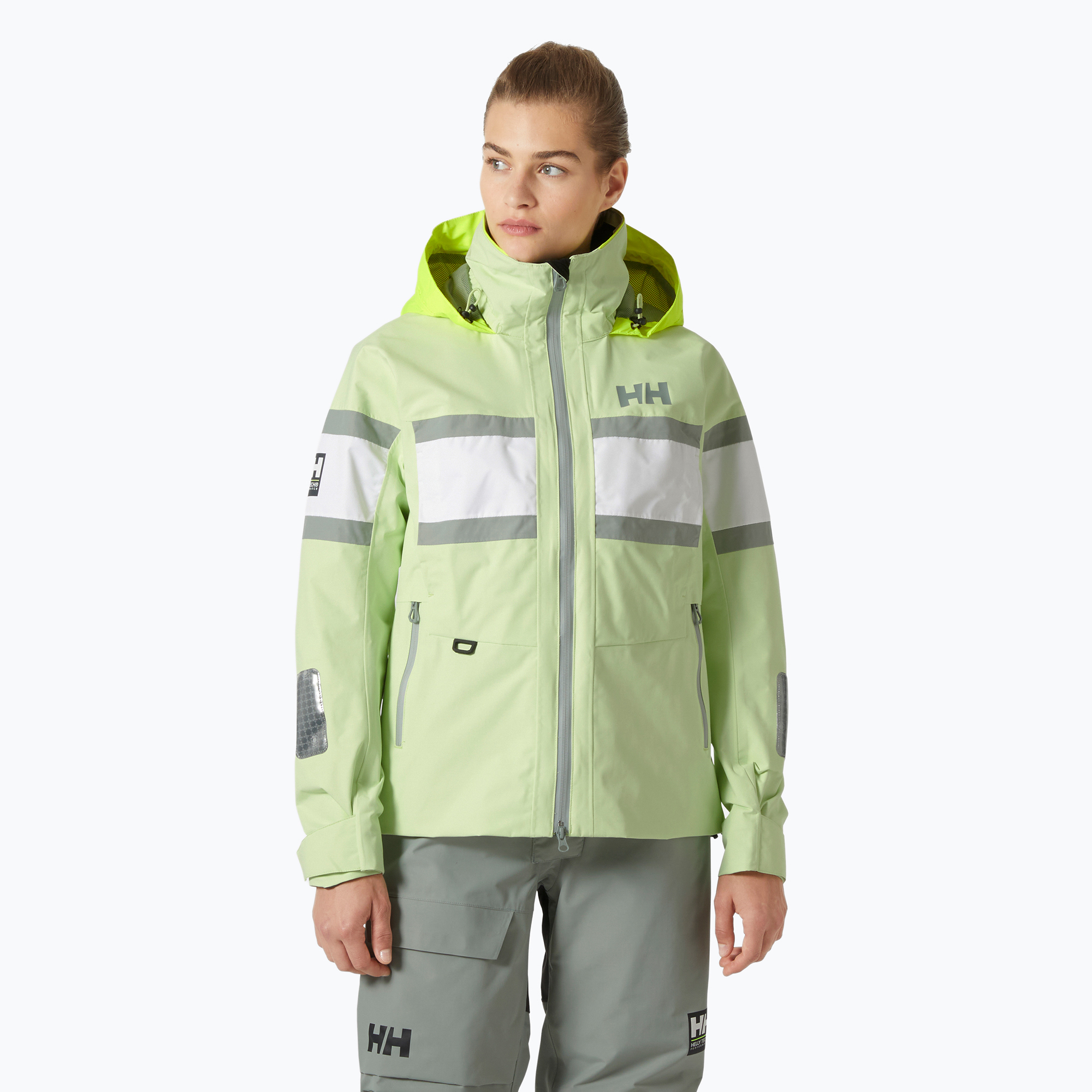 Kurtka żeglarska damska Helly Hansen Salt Original washed lime 