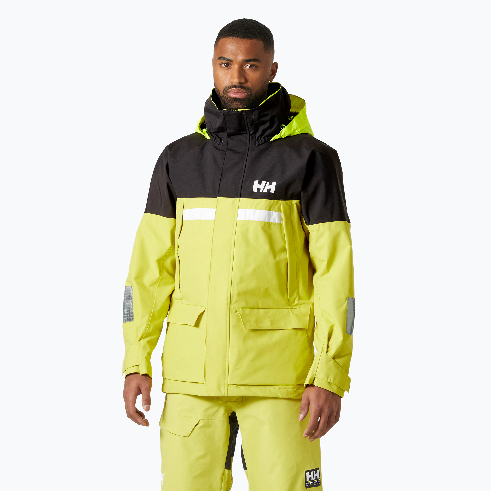 Kurtka żeglarska męska Helly Hansen Pier 4.0 cyber lime 