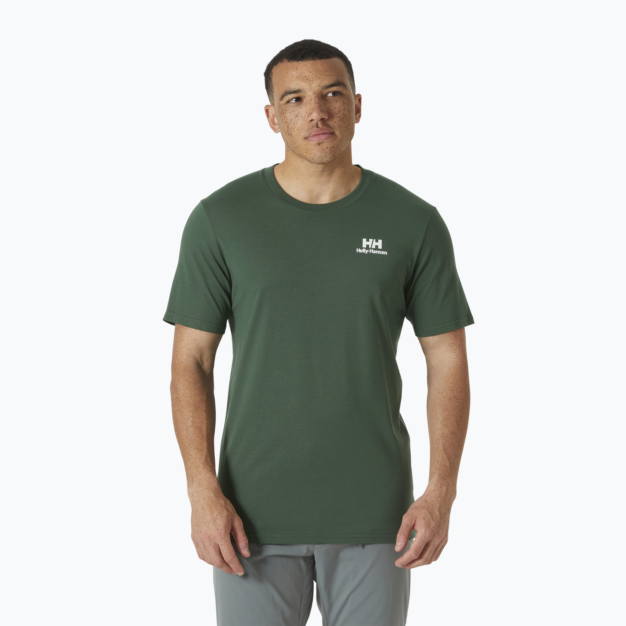 Koszulka męska Helly Hansen Nord Graphic jungle green 
