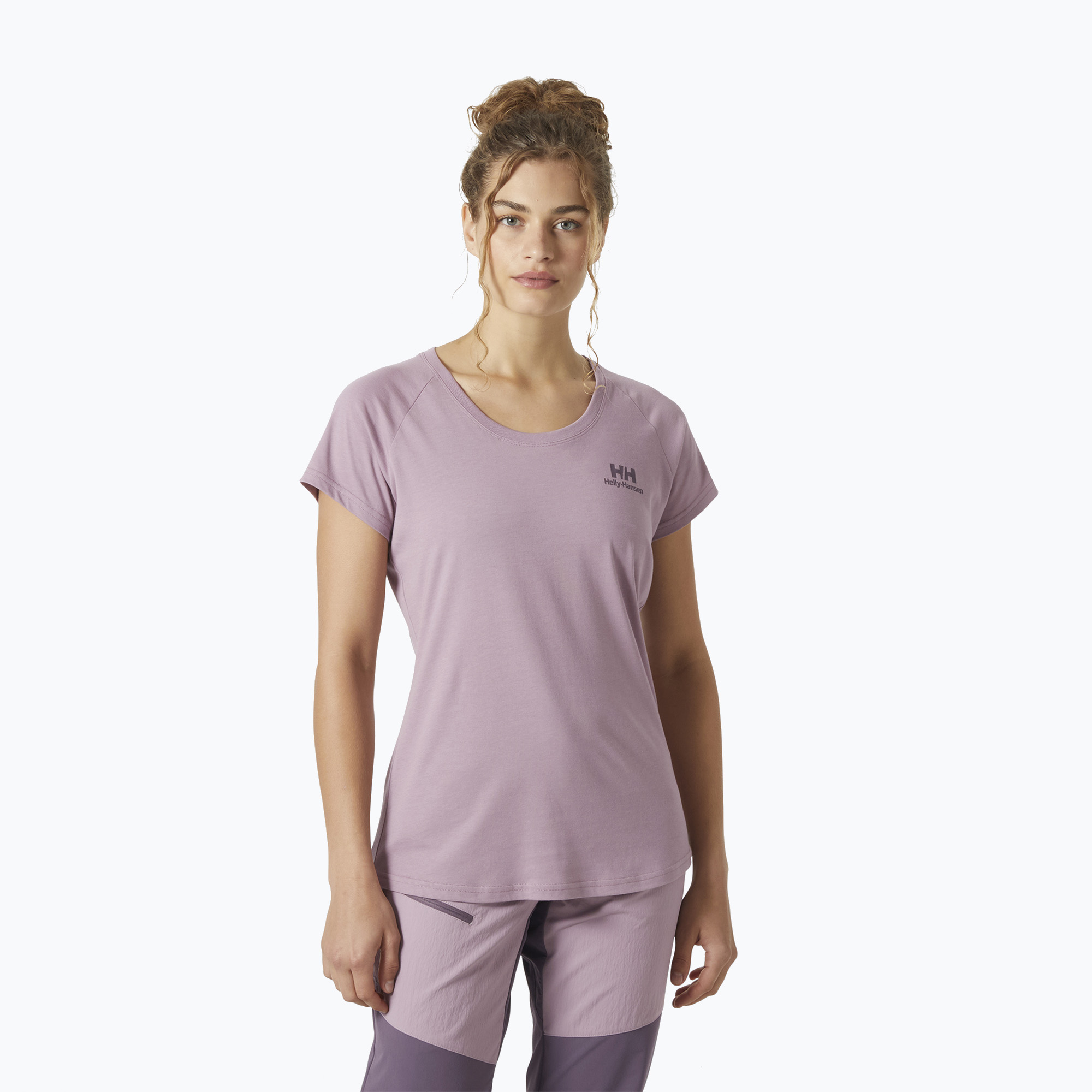 Koszulka damska Helly Hansen Nord Graphic Drop purple clay 