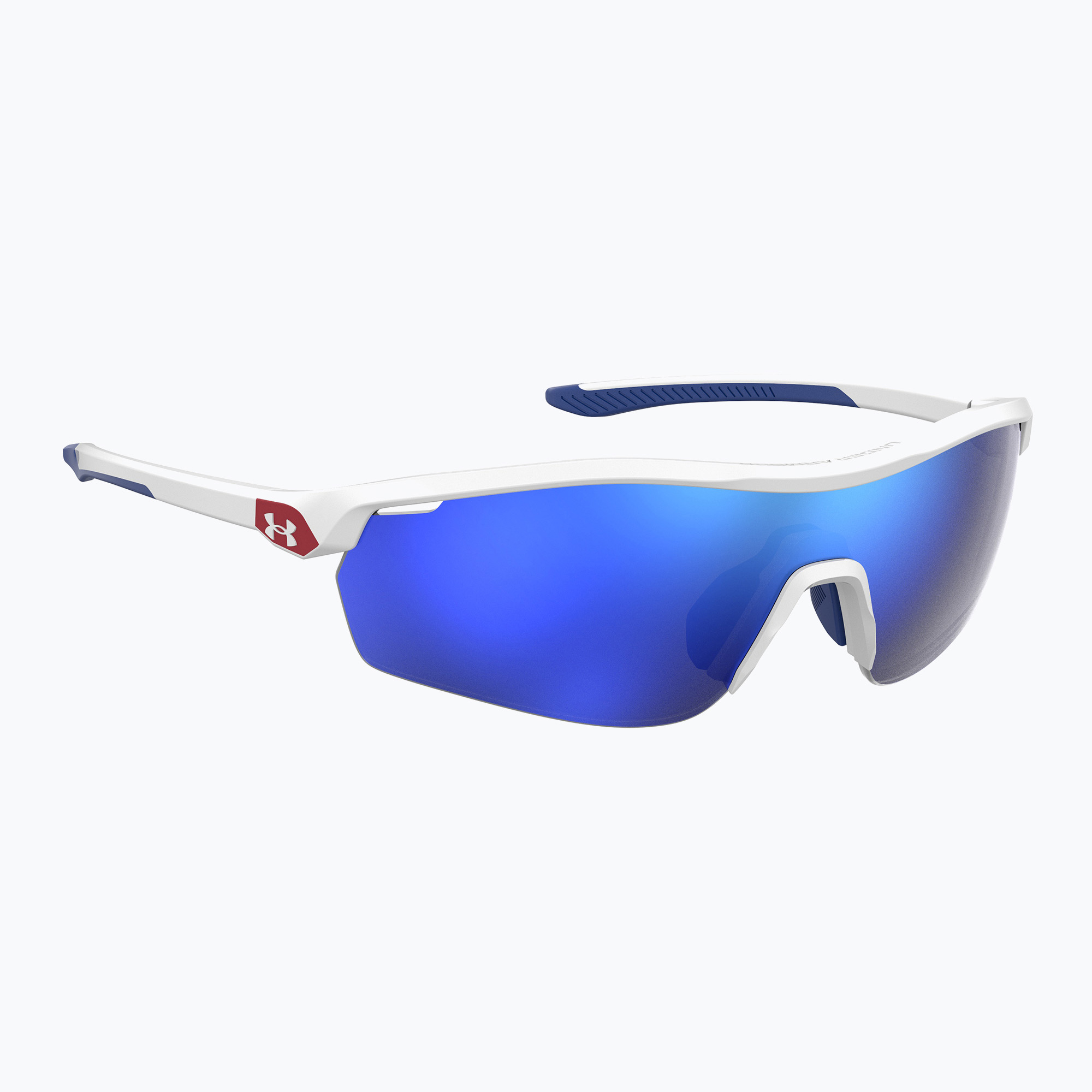 Okulary przeciwsłoneczne dziecięce Under Armour 7001/S S3 matte white/blue multilayer oleophobic 