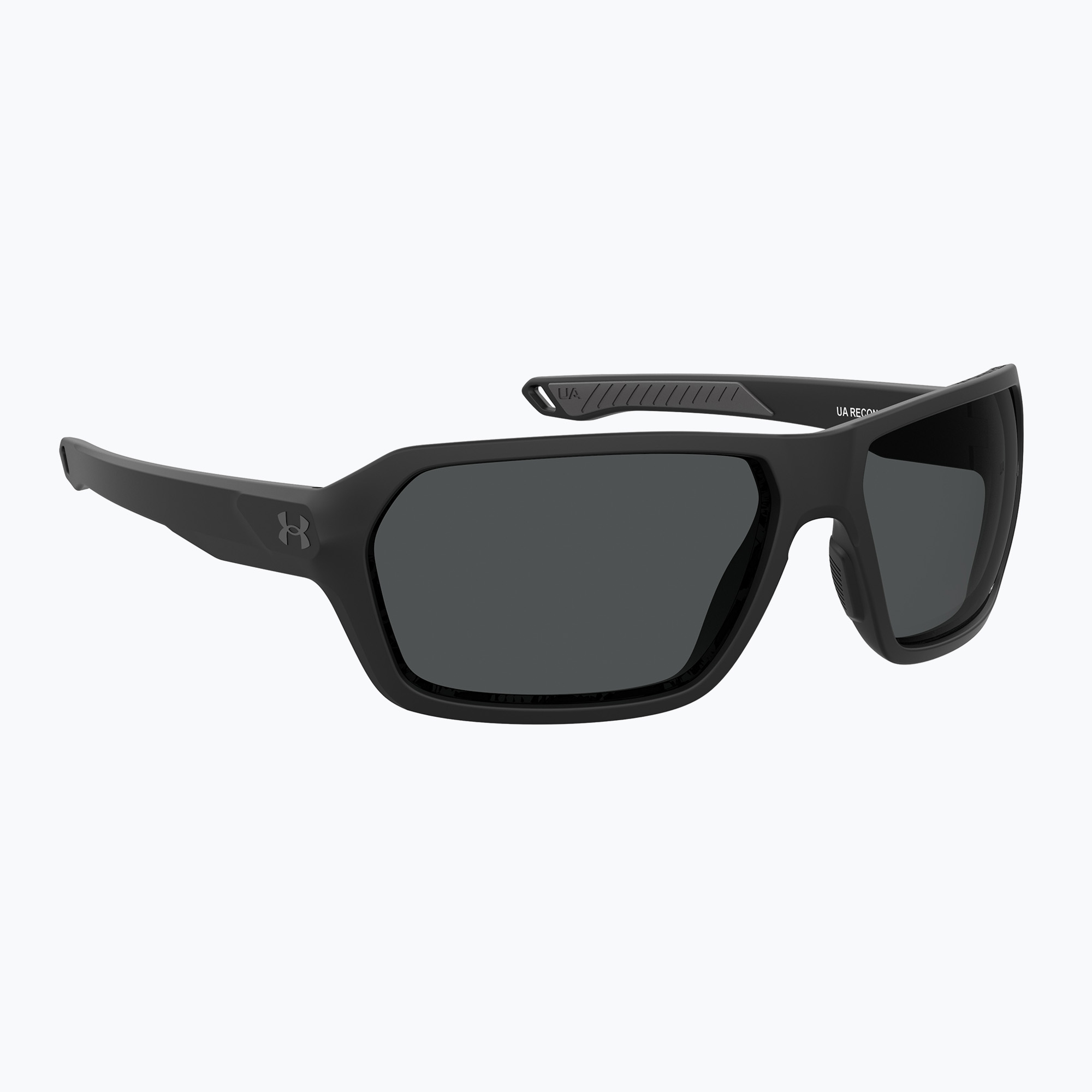 Okulary przeciwsłoneczne męskie Under Armour Recon matte black/grey oleophobic 