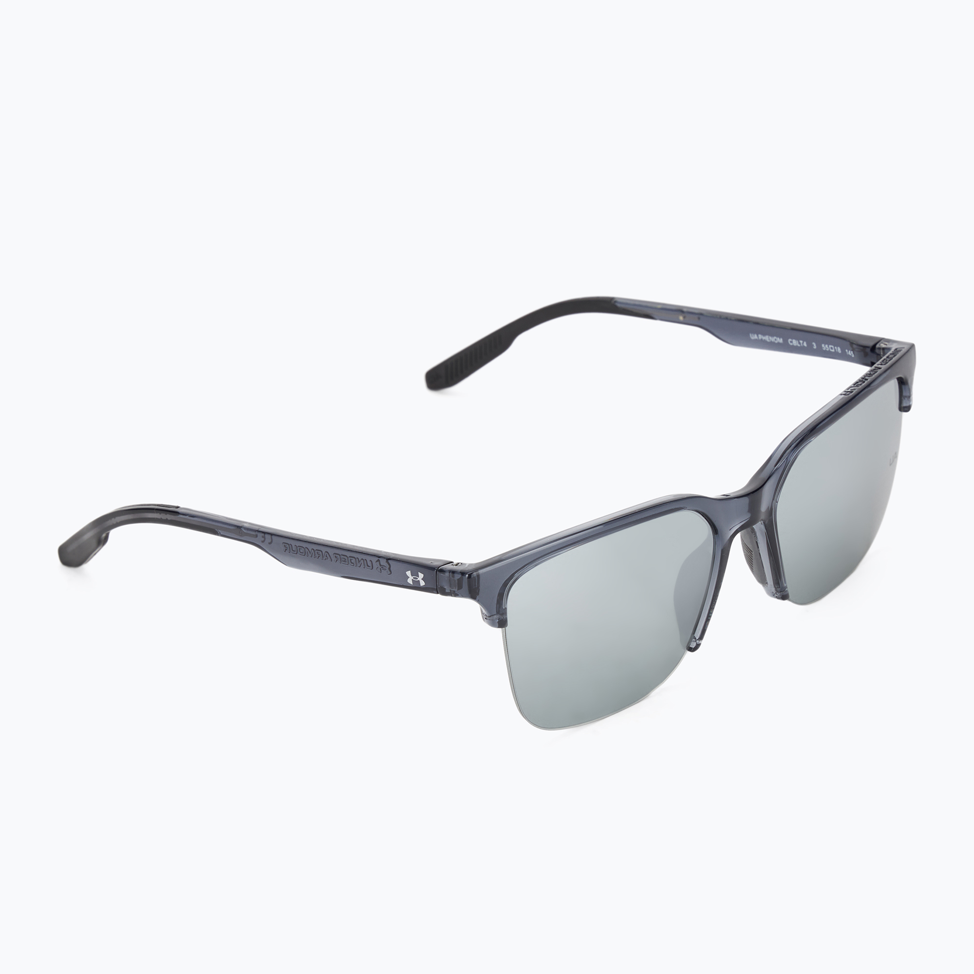 Okulary przeciwsłoneczne męskie Under Armour Phenom grey/silver mirror 