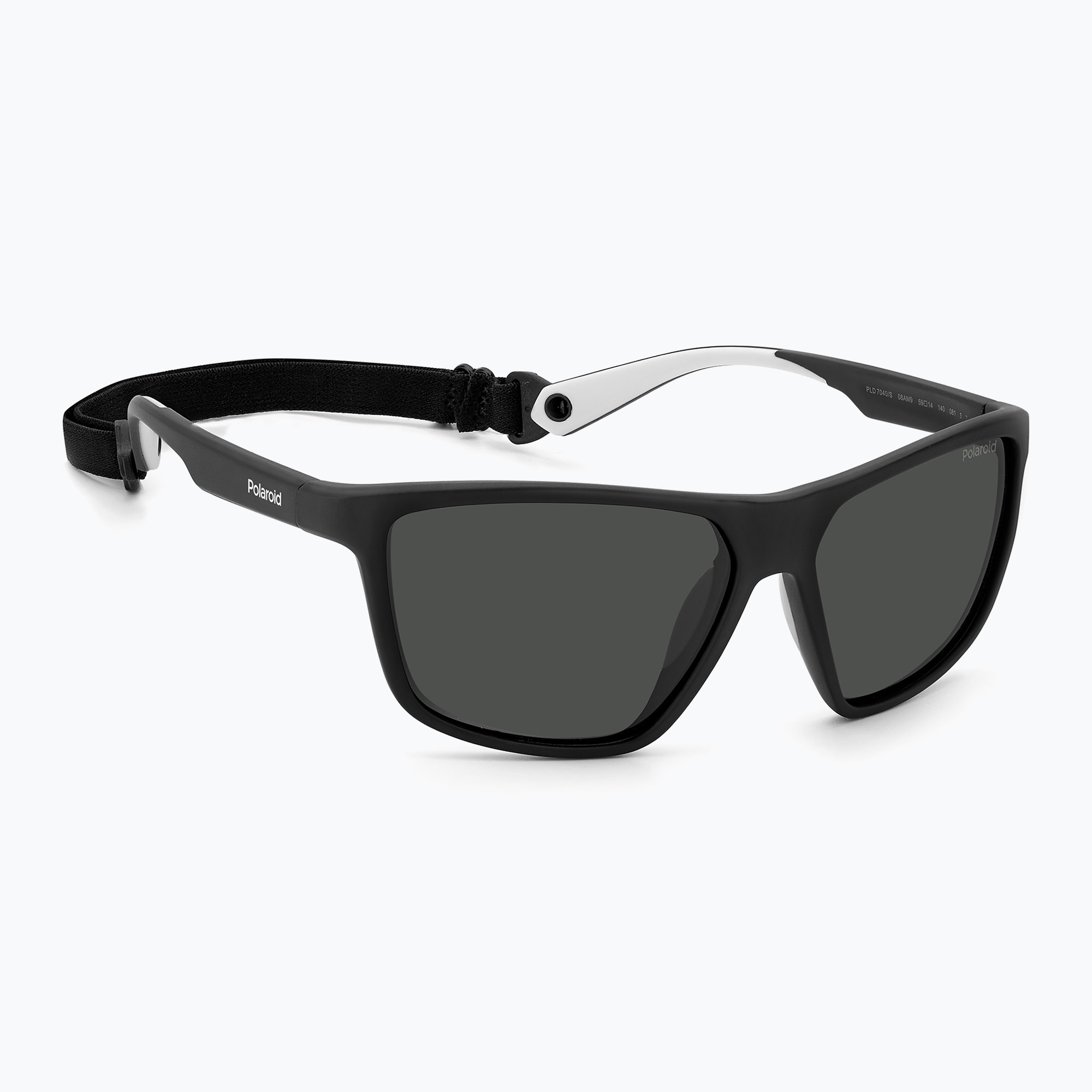Okulary przeciwsłoneczne męskie Polaroid PLD 7040/S black grey/grey polarized 