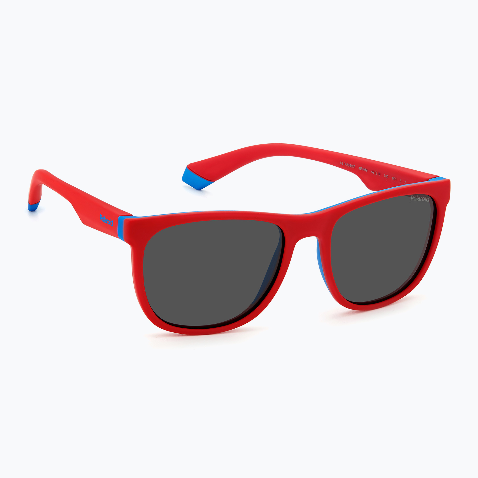Okulary przeciwsłoneczne dziecięce Polaroid PLD 8049/S red blue/grey polarized 