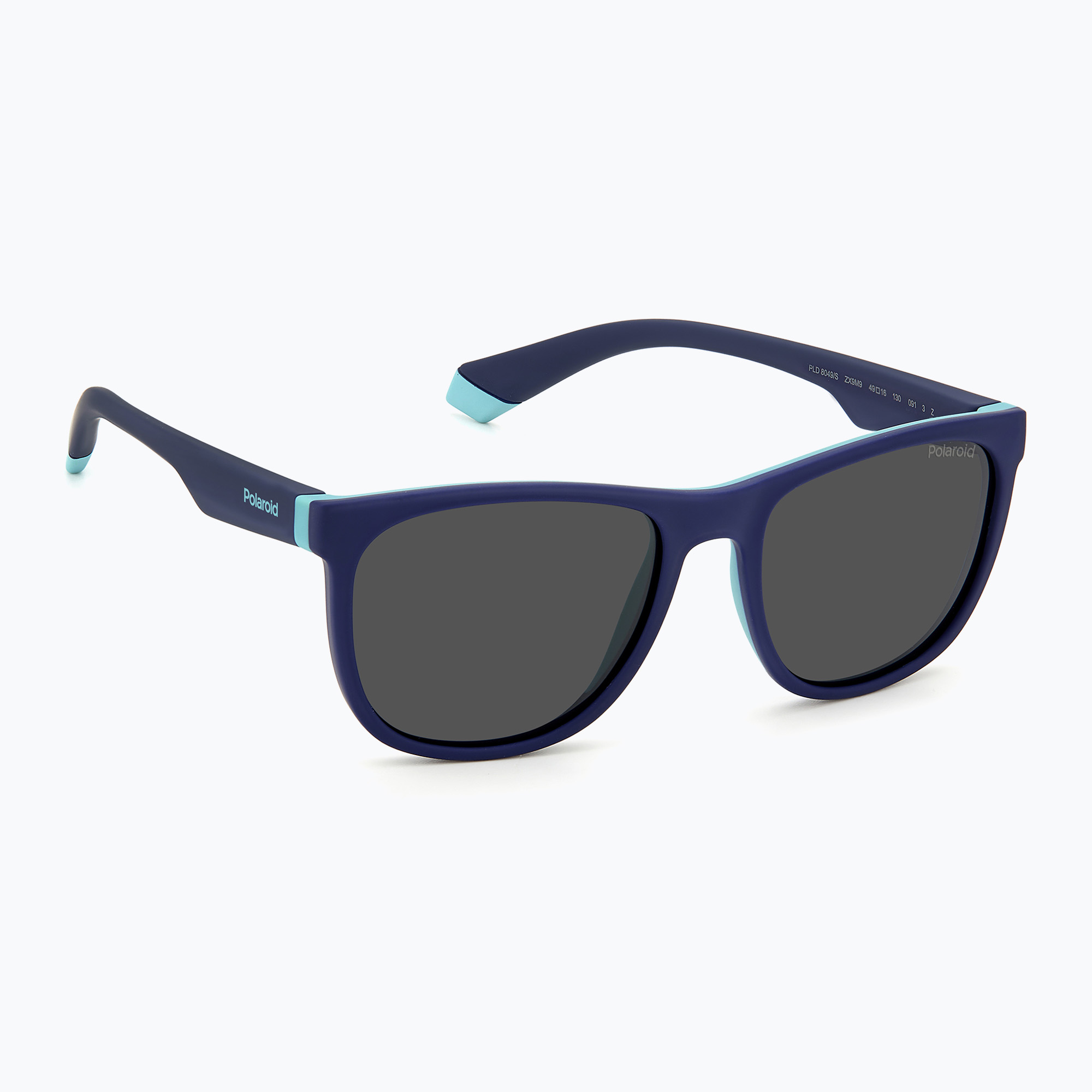 Okulary przeciwsłoneczne dziecięce Polaroid PLD 8049/S blue azure/grey polarized 