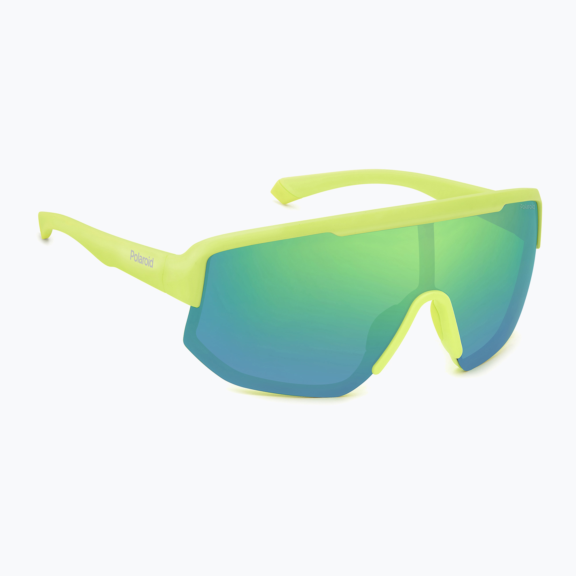 Okulary przeciwsłoneczne Polaroid PLD 7047/S matte lime/greygreen mirror polarized 