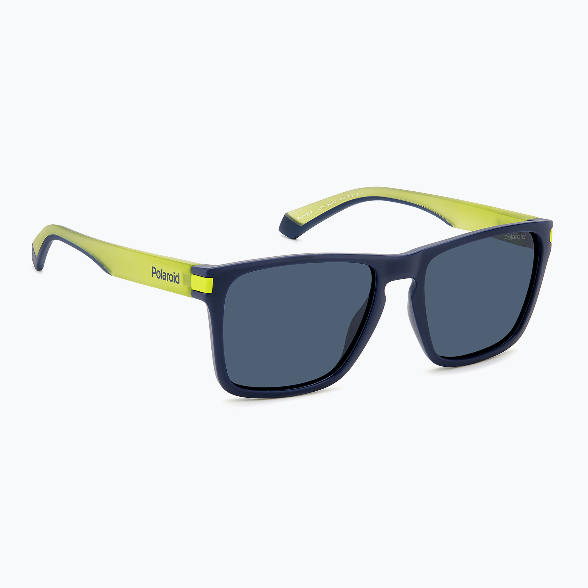 Okulary przeciwsłoneczne Polaroid PLD 2139/S matte blue/blue polarized 