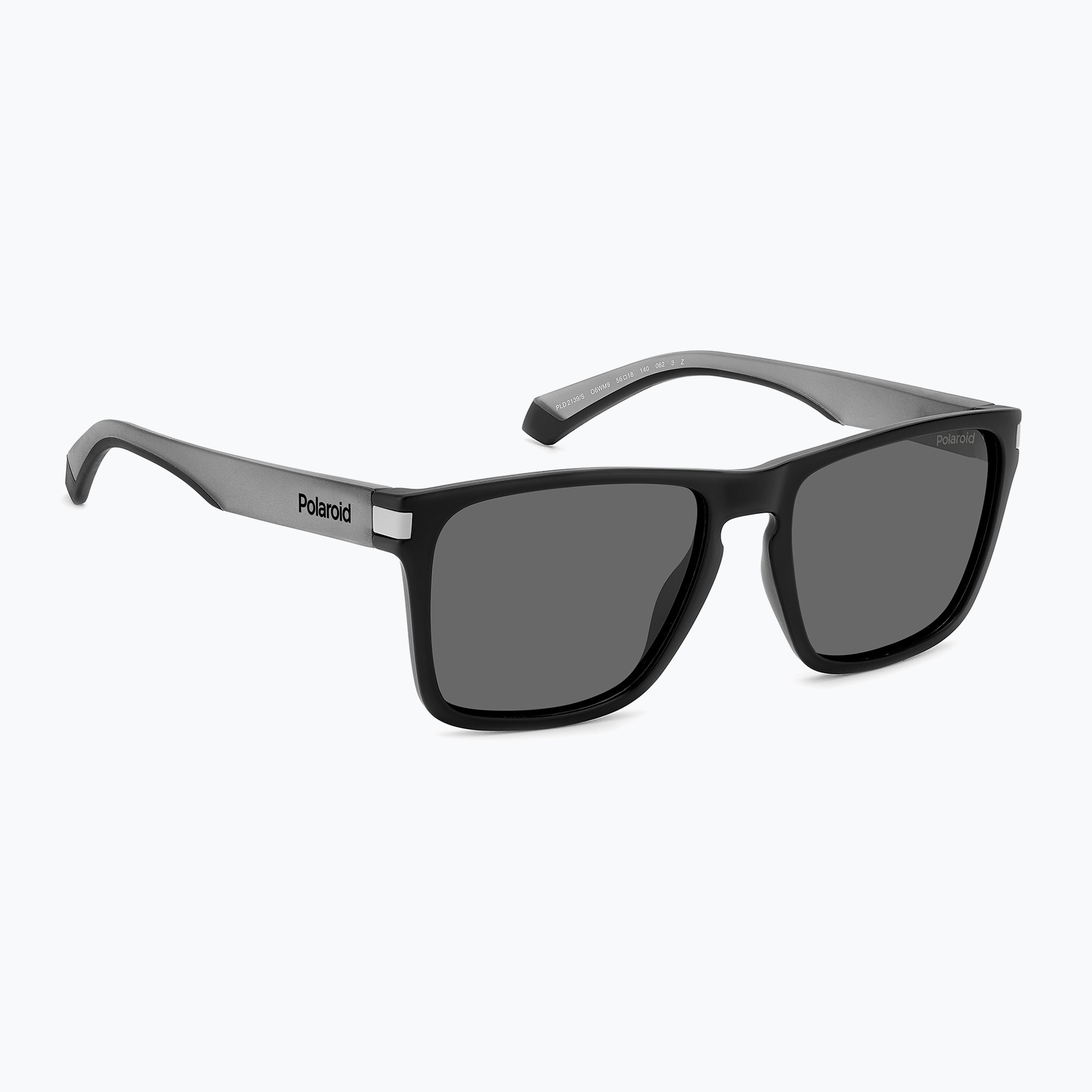 Okulary przeciwsłoneczne Polaroid PLD 2139/S matte black grey/grey polarized 