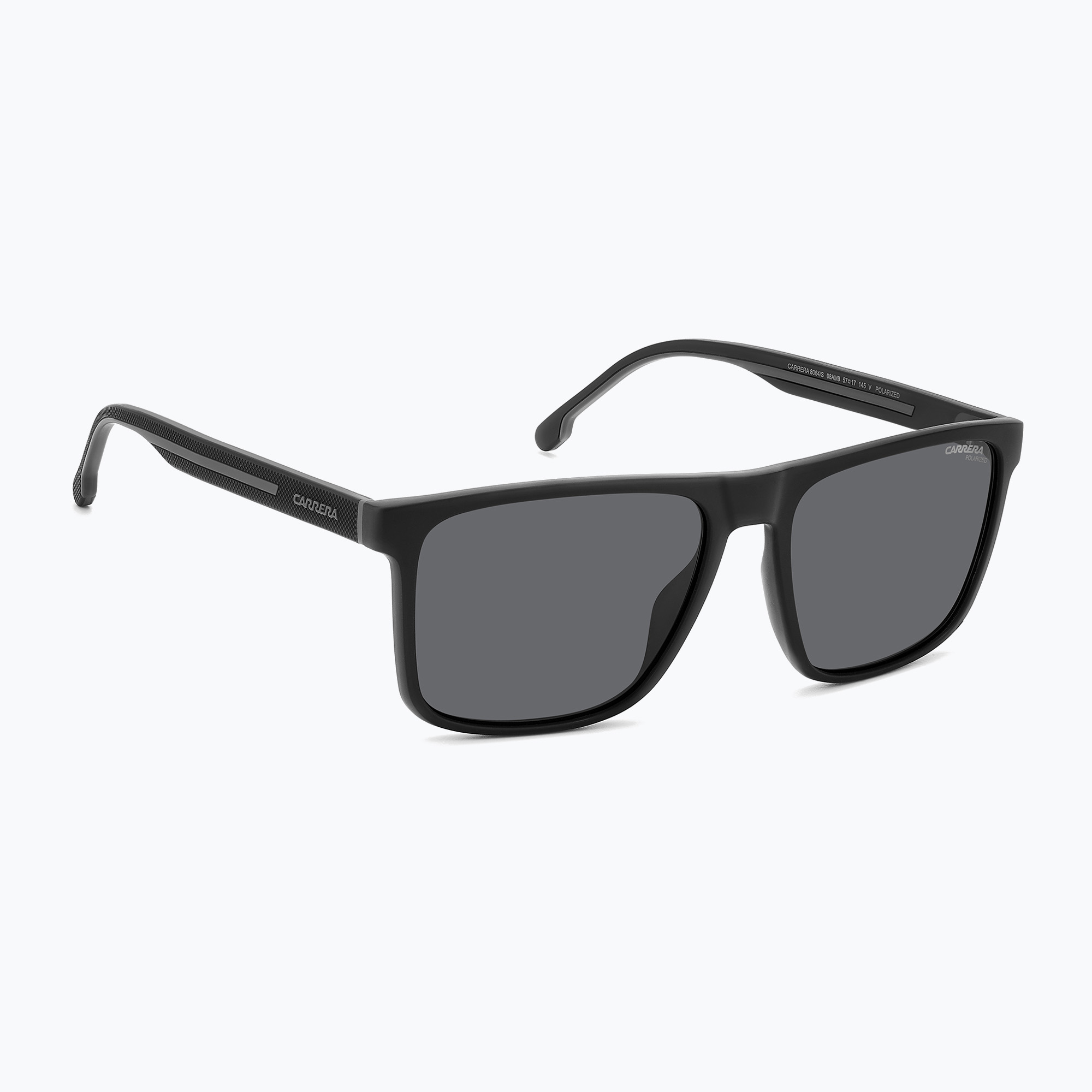 Okulary przeciwsłoneczne męskie Carrera 8064/S black grey/grey polarized 
