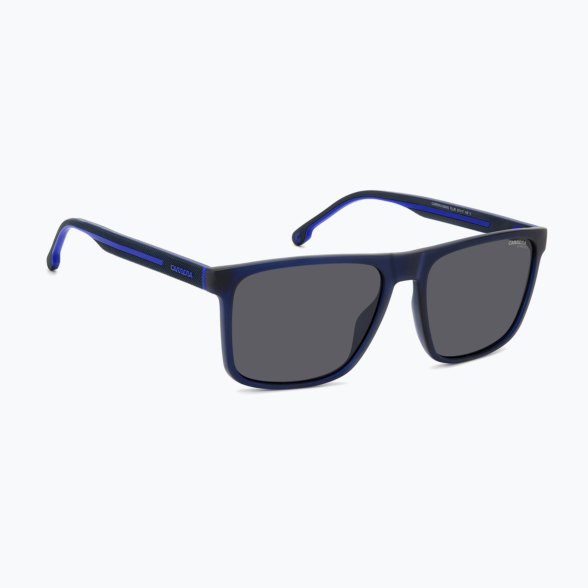 Okulary przeciwsłoneczne męskie Carrera 8064/S matte blue/grey 