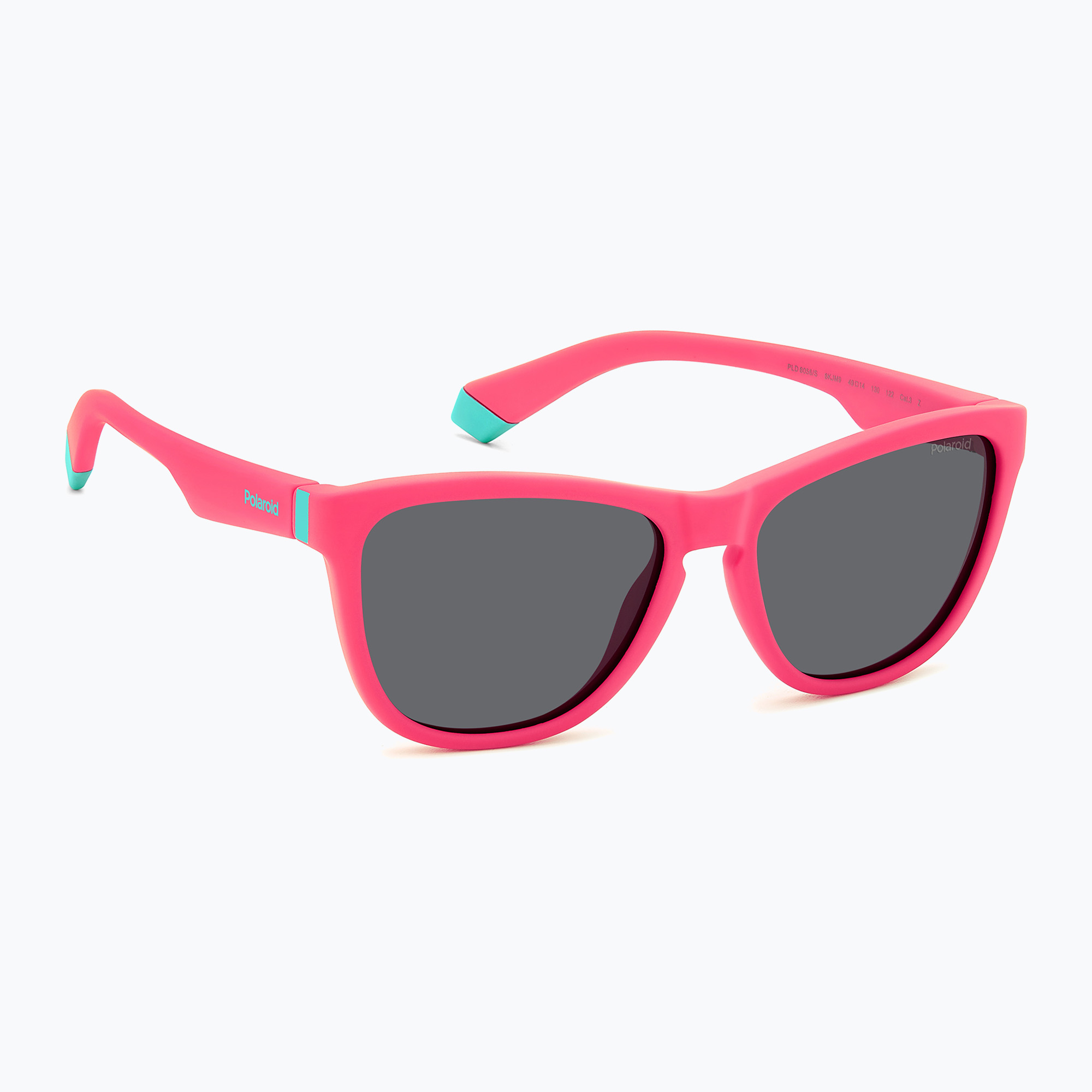 Okulary przeciwsłoneczne dziecięce Polaroid PLD 8056/S matte pink/grey polarized 