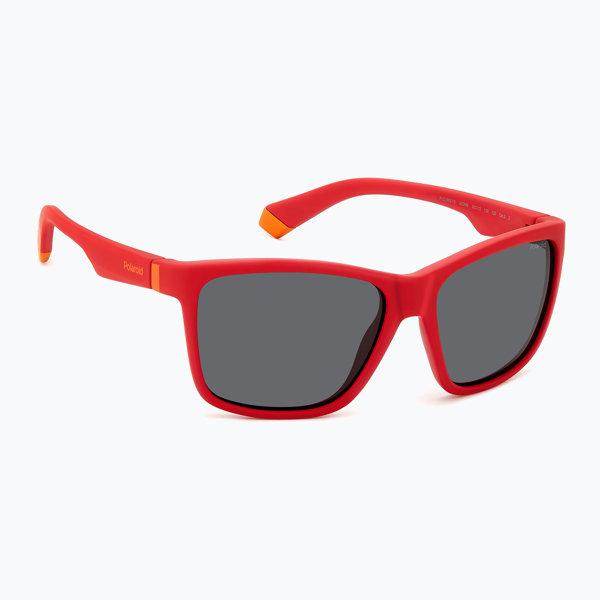 Okulary przeciwsłoneczne dziecięce Polaroid PLD 8057/S matte red/grey polarized 