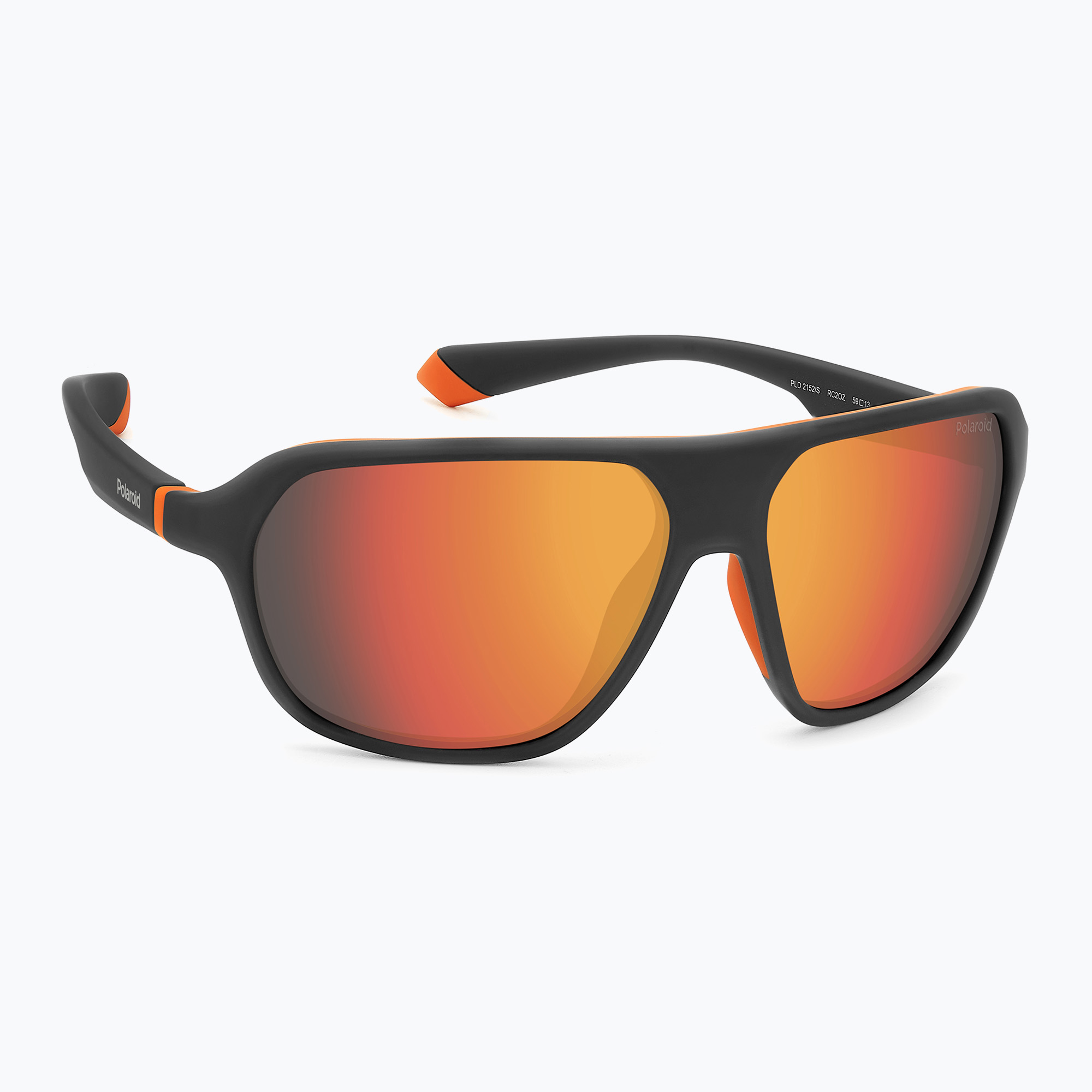 Okulary przeciwsłoneczne Polaroid PLD 2152/S matte black red/red multilayer polarized 