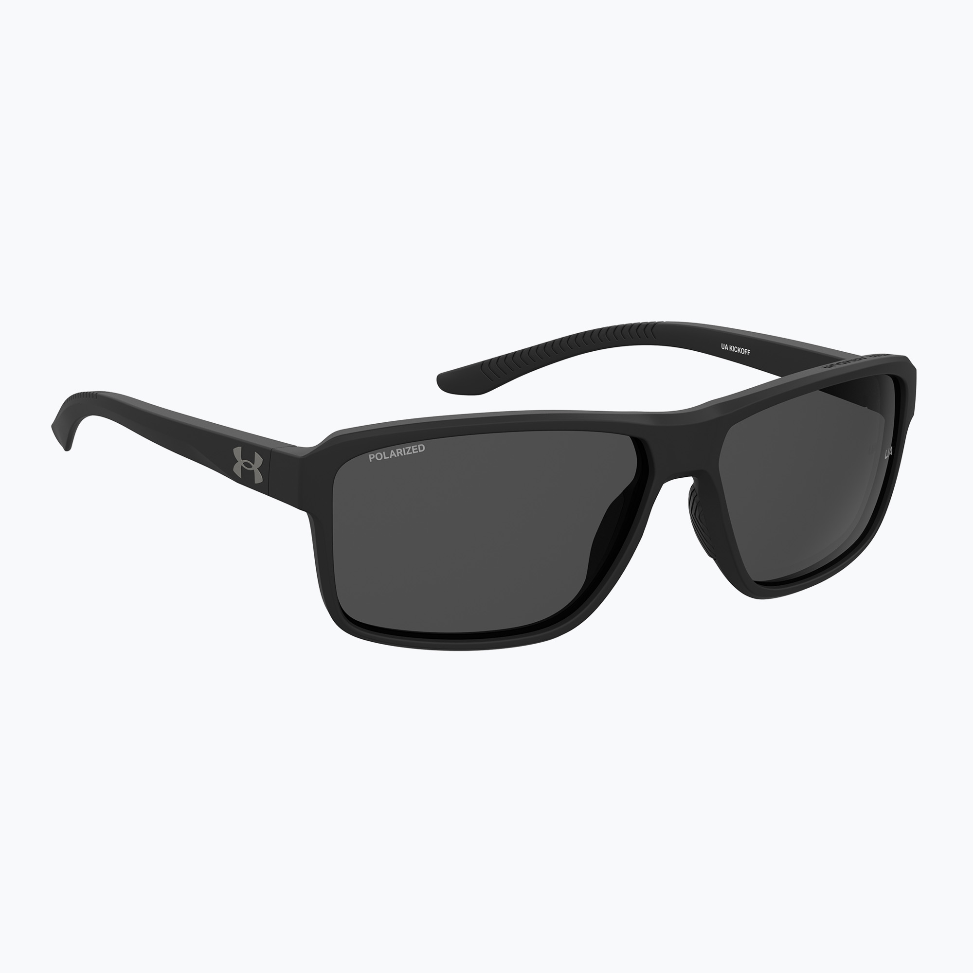 Okulary przeciwsłoneczne męskie Under Armour Kickoff S3 matte black/grey polarized 
