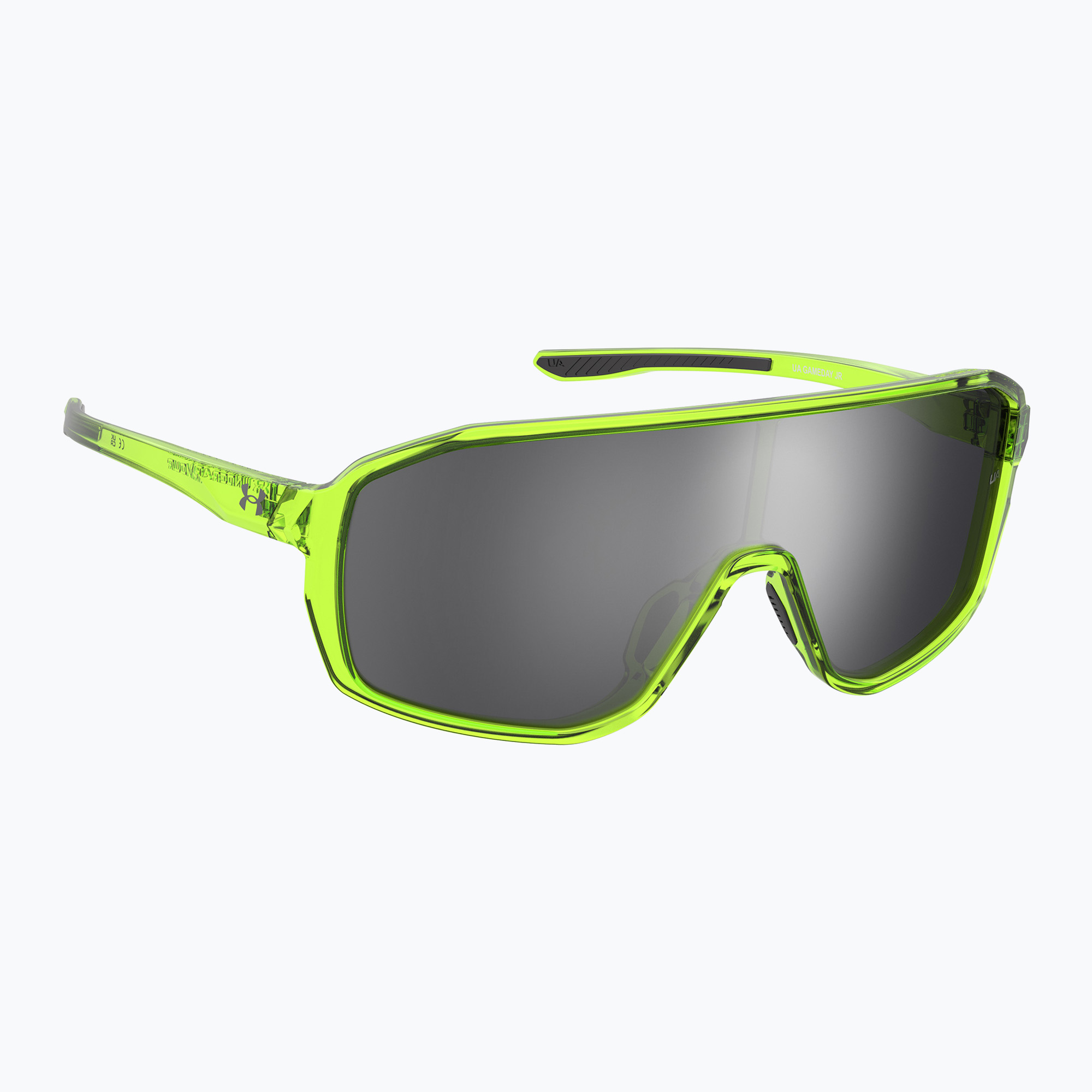 Okulary przeciwsłoneczne dziecięce Under Armour Gameday Jr S3 yellow crystal/silver mirror 