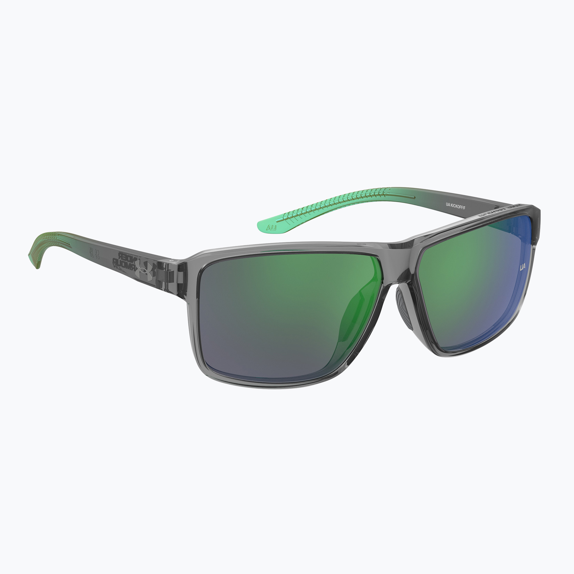 Okulary przeciwsłoneczne męskie Under Armour Kickoff/G S3 grey green/green multilayer 