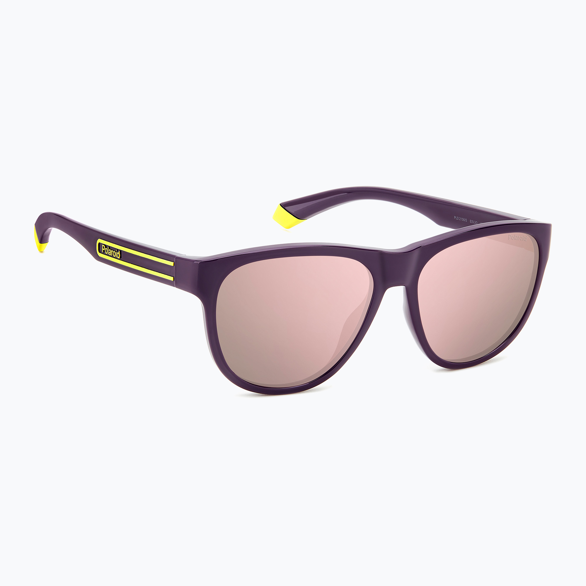 Okulary przeciwsłoneczne Polaroid PLD 2156/S violet/rose gold multilayer polarized 