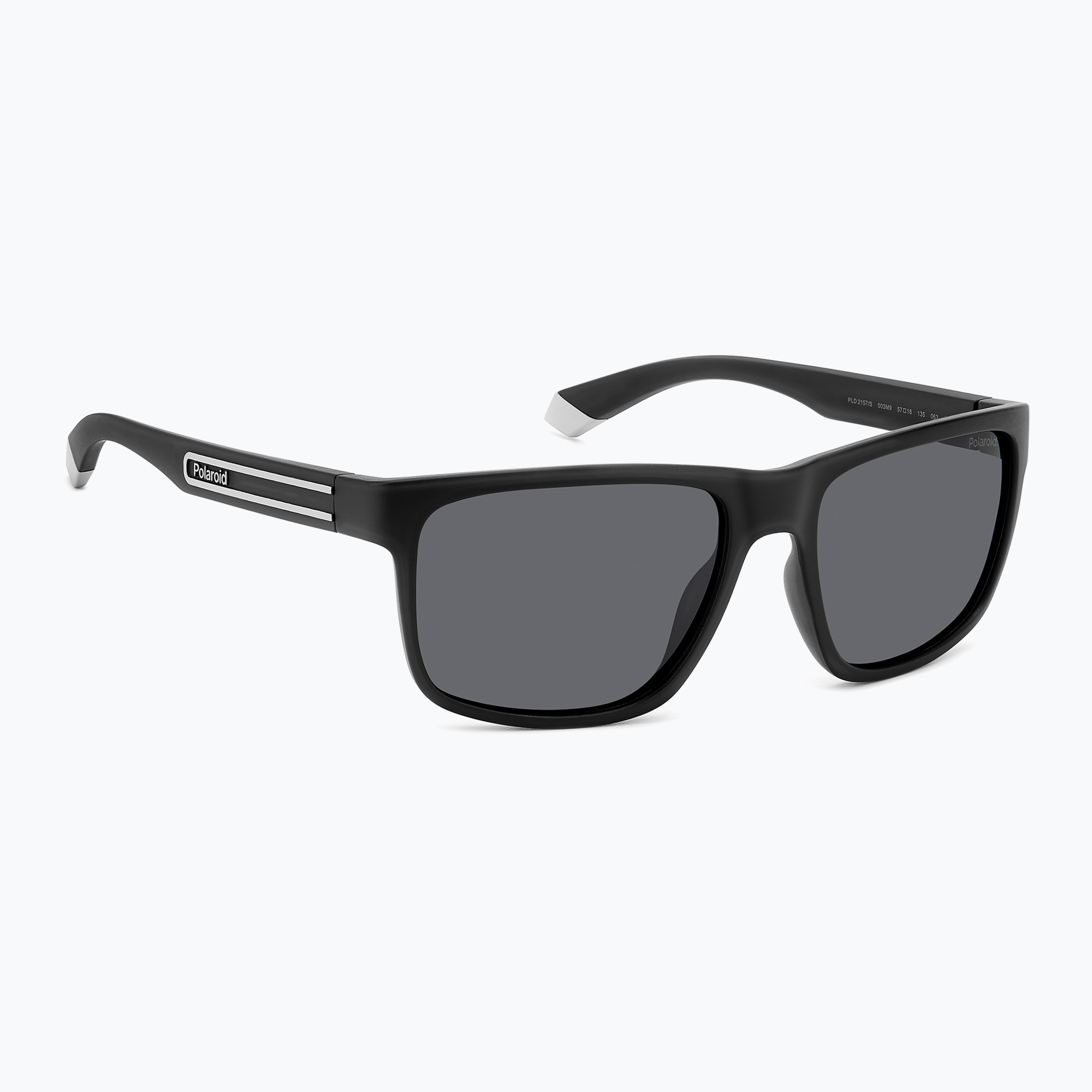 Okulary przeciwsłoneczne męskie Polaroid PLD 2571/S matte black/grey polarized 