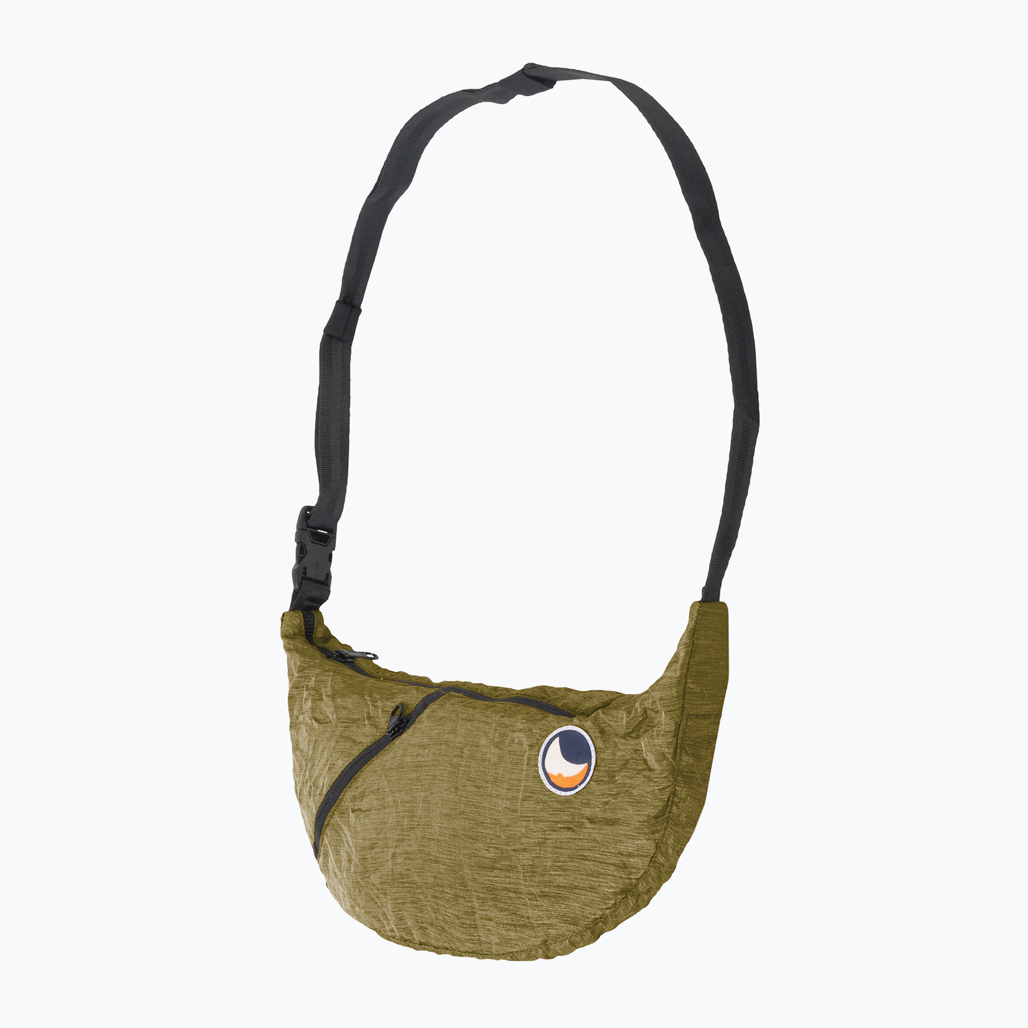 Saszetka na ramię Ticket To The Moon Upcycled Sling bag/olive brown 